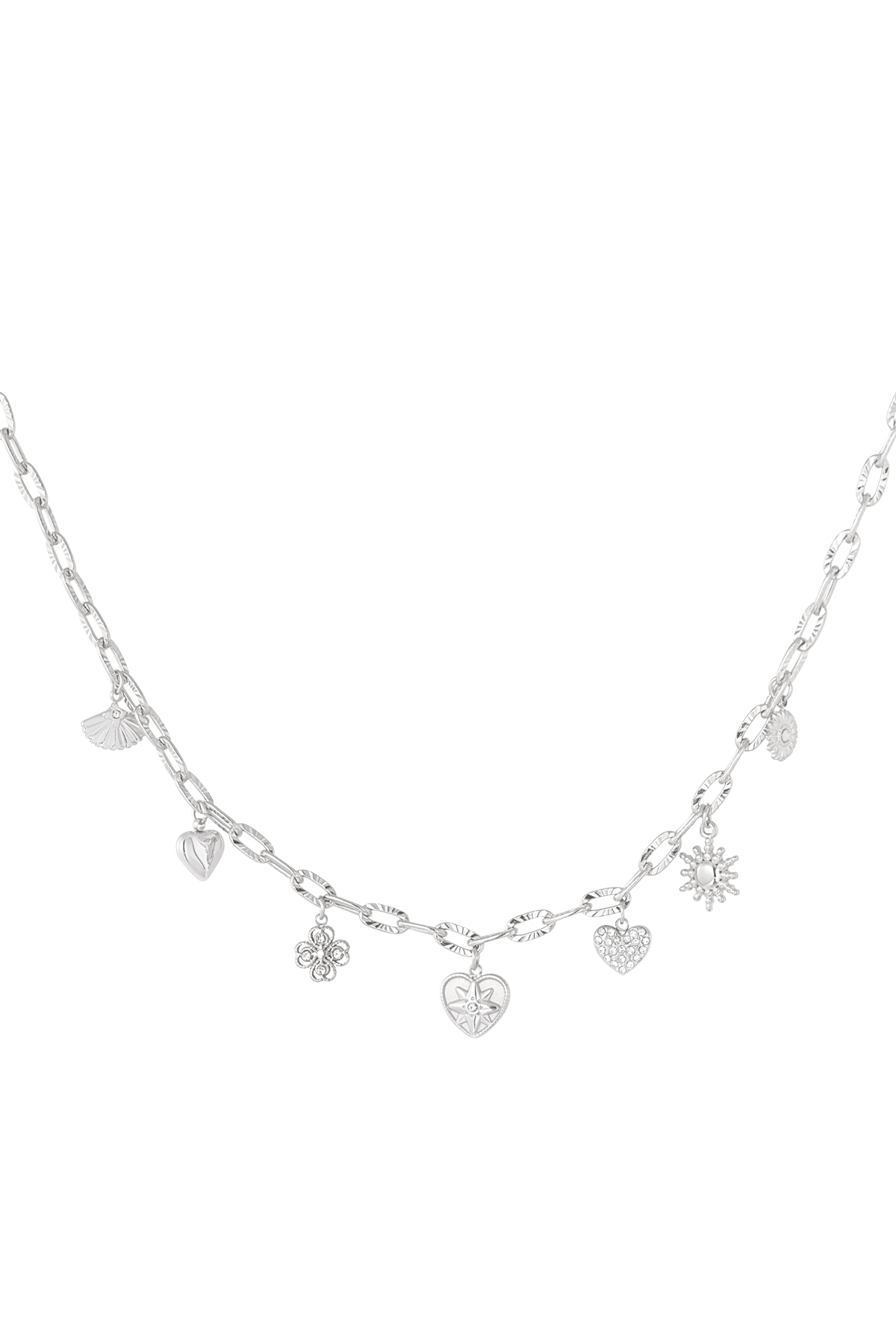 Collana con ciondolo stile quotidiano - argento h5 