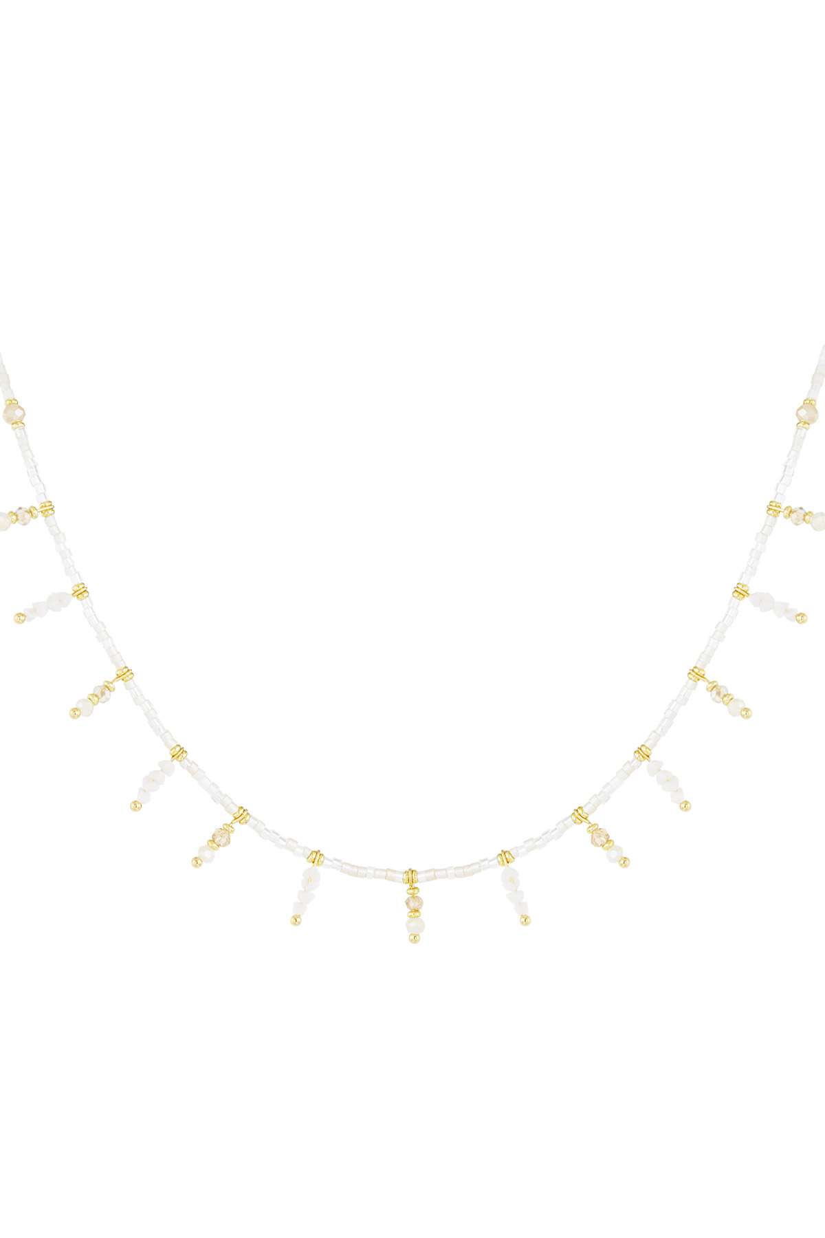 Necklace summer sparkle - off-white 2