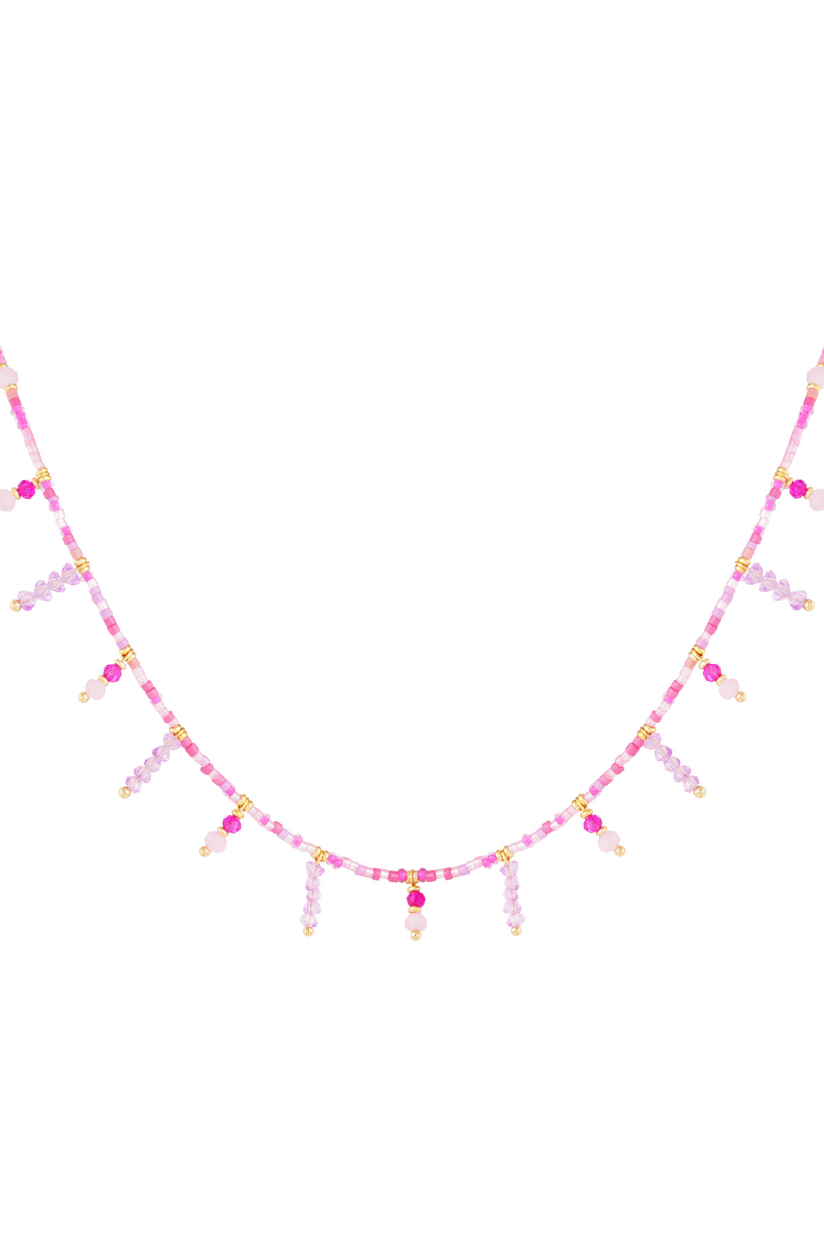 Collier Summer Sparkle - or rose h5 