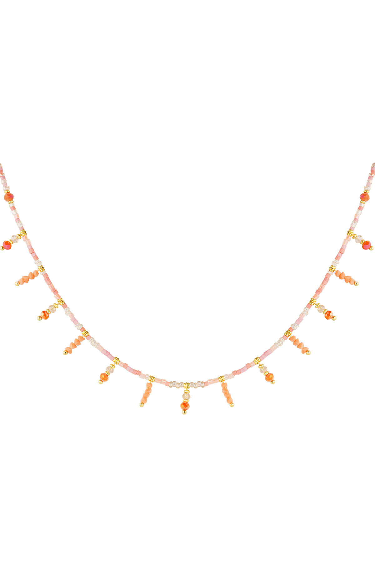 Halskette Summer Sparkle - Orangegold
