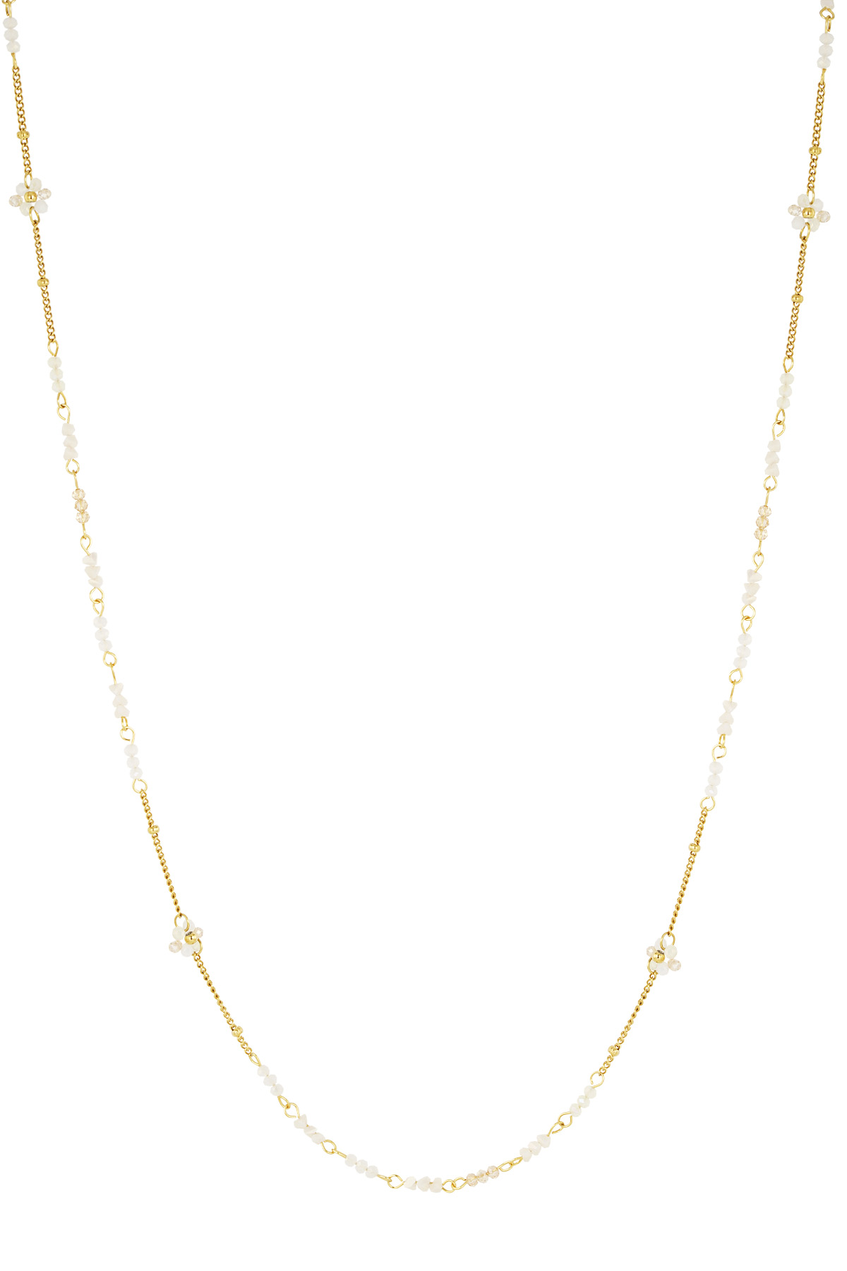 Lange ketting blooming breeze - Goud kleur 2