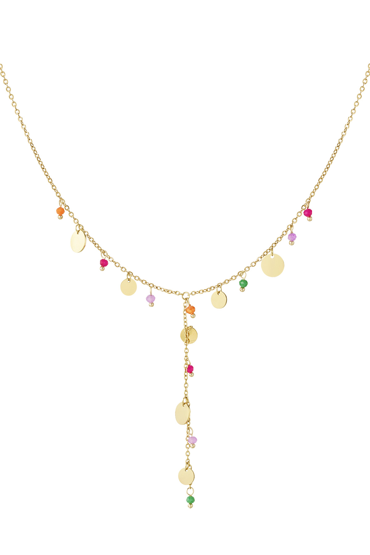 Necklace summer loving - Gold color