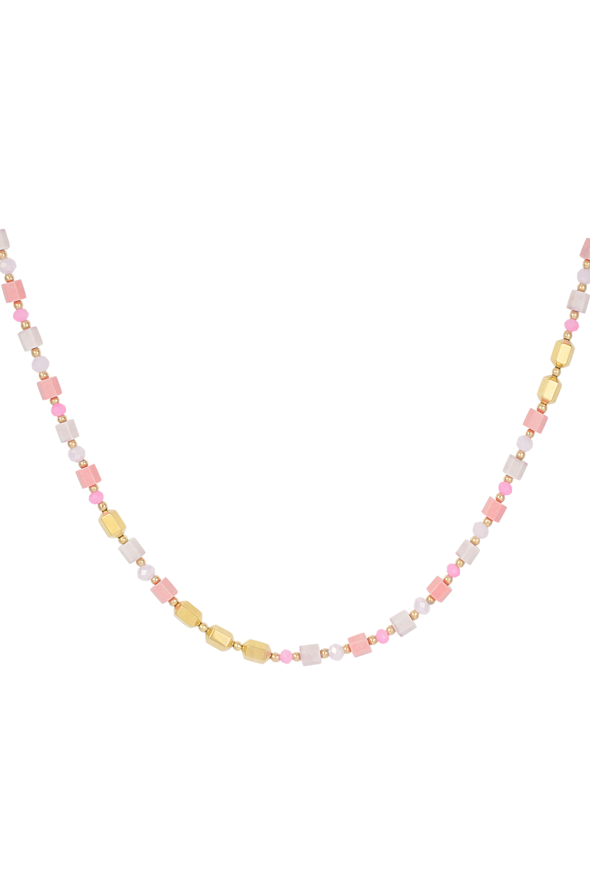 Necklace summer mist - pink gold h5 