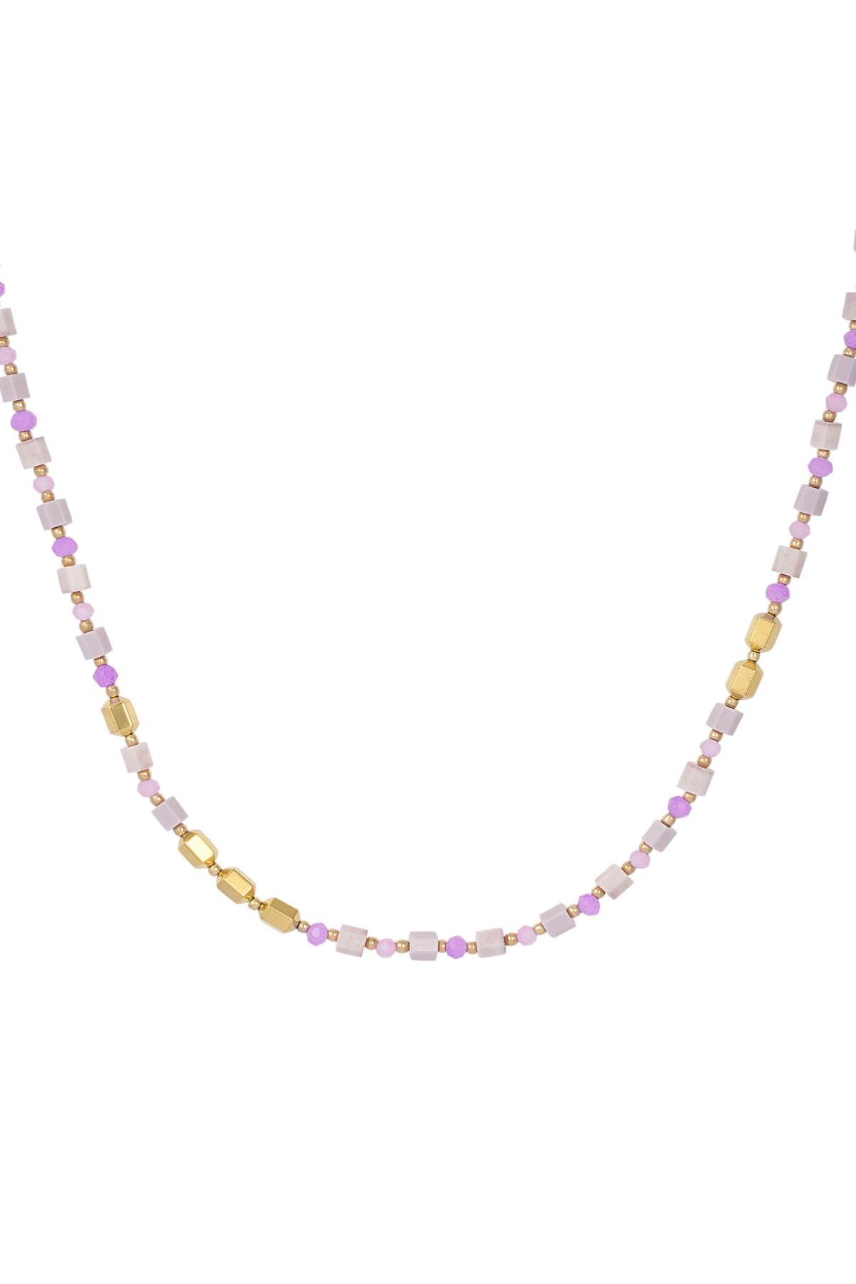 Necklace summer mist - lilac