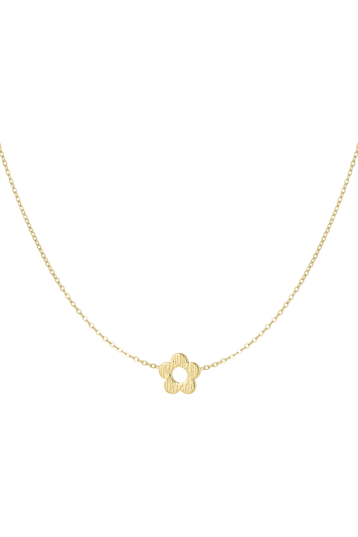 Spring flower necklace - Gold color 2