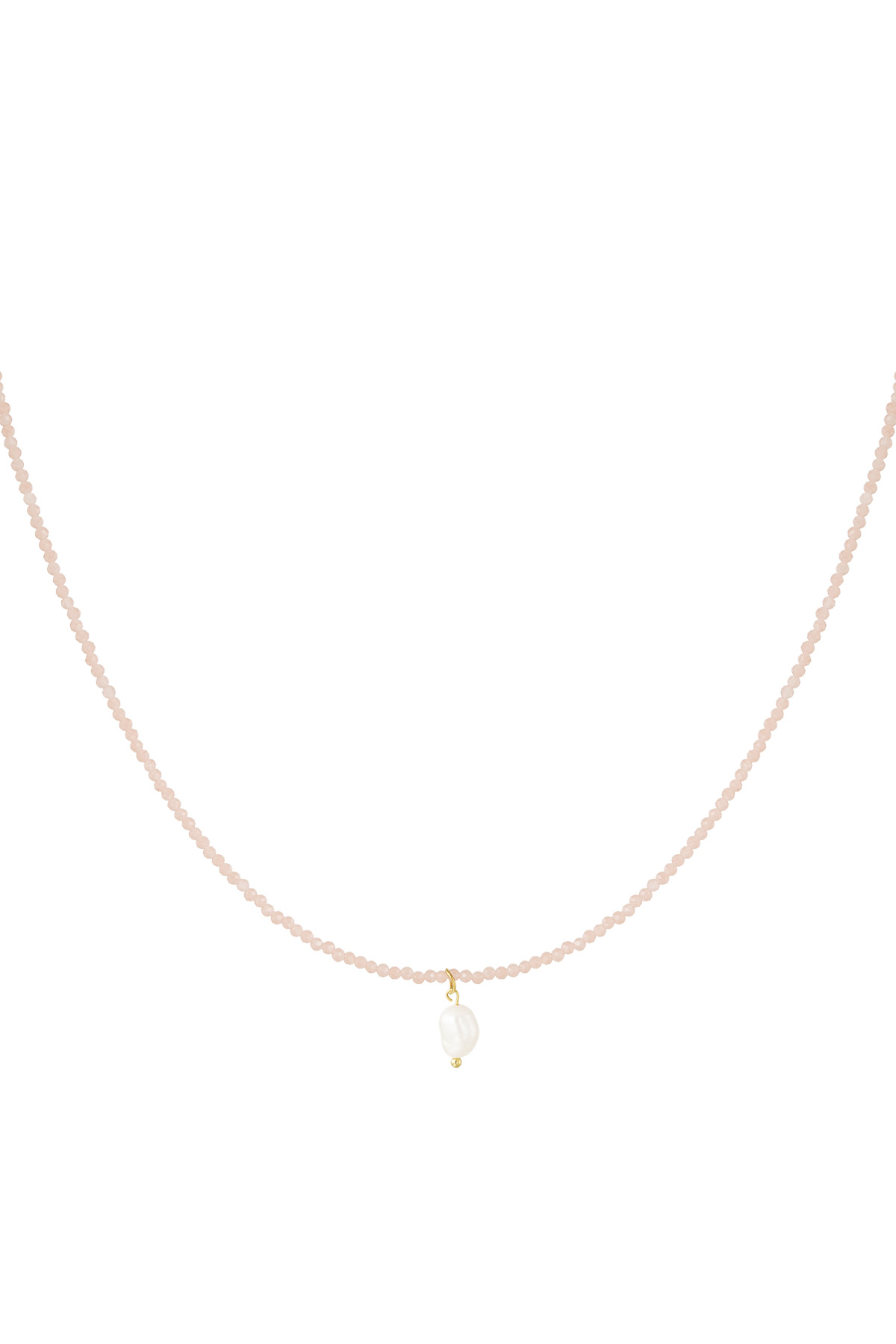 Necklace finest minimalism - pink h5 