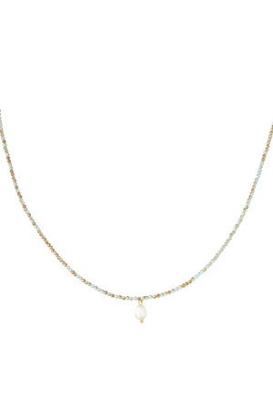 Necklace finest minimalism - light blue h5 