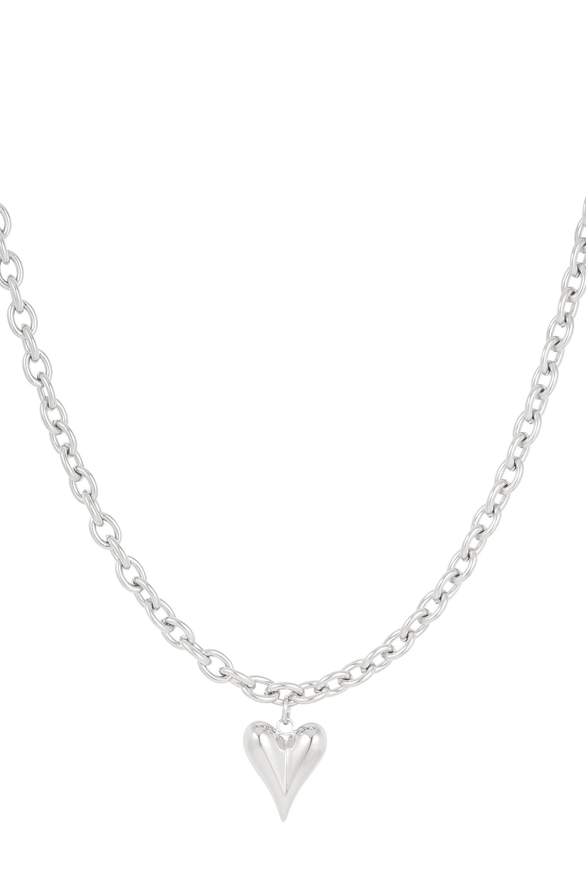 Necklace love rules - silver