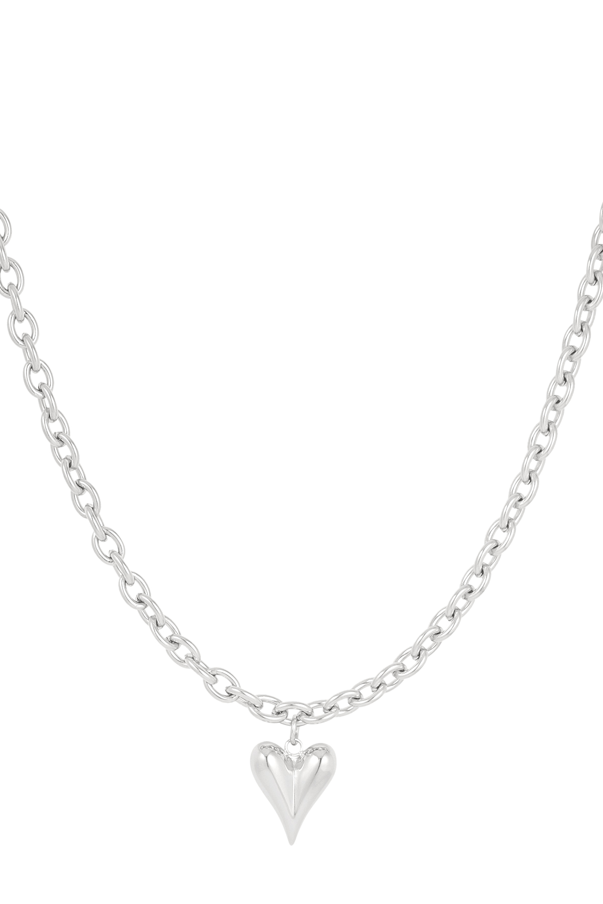 Ketting love rules - Zilver kleur 2