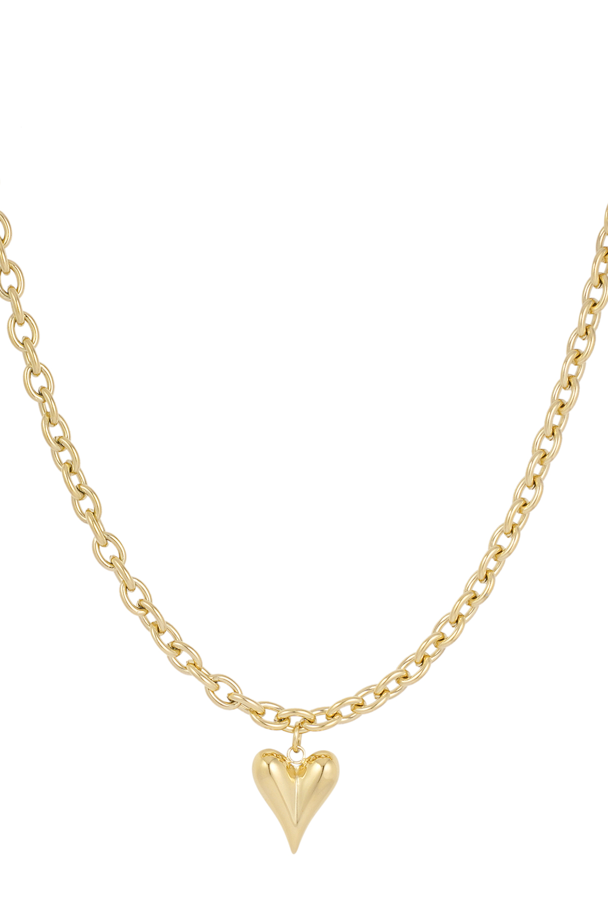 Necklace love rules - gold
