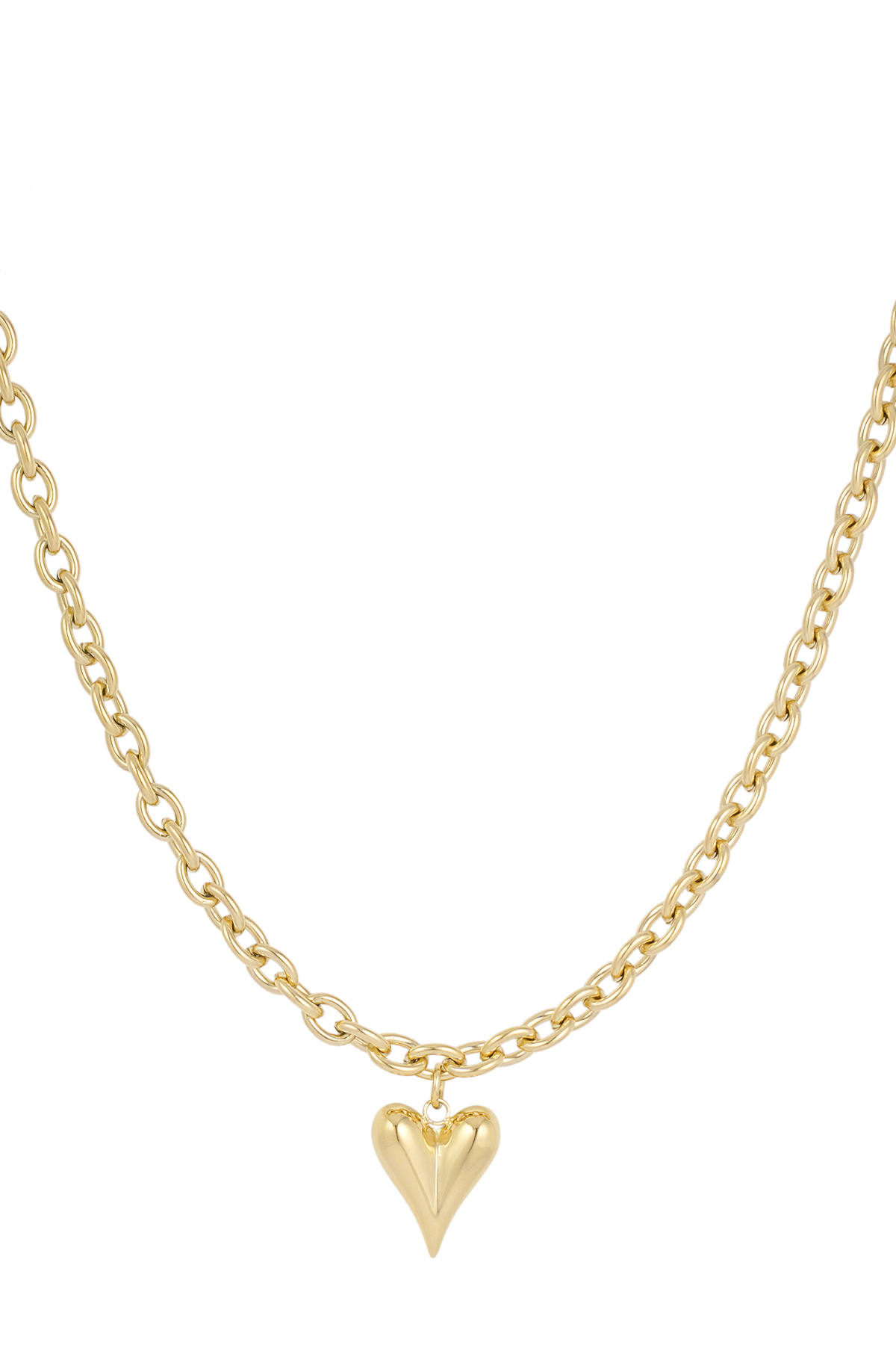 Necklace love rules - Gold color 2