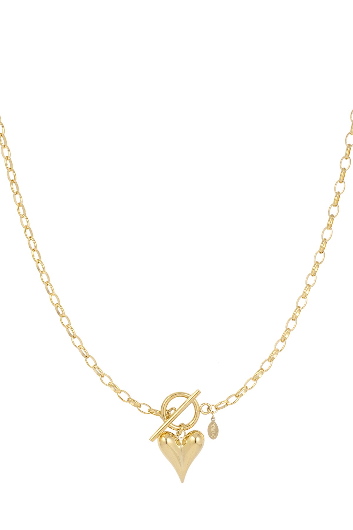 Necklace love lies - gold h5 