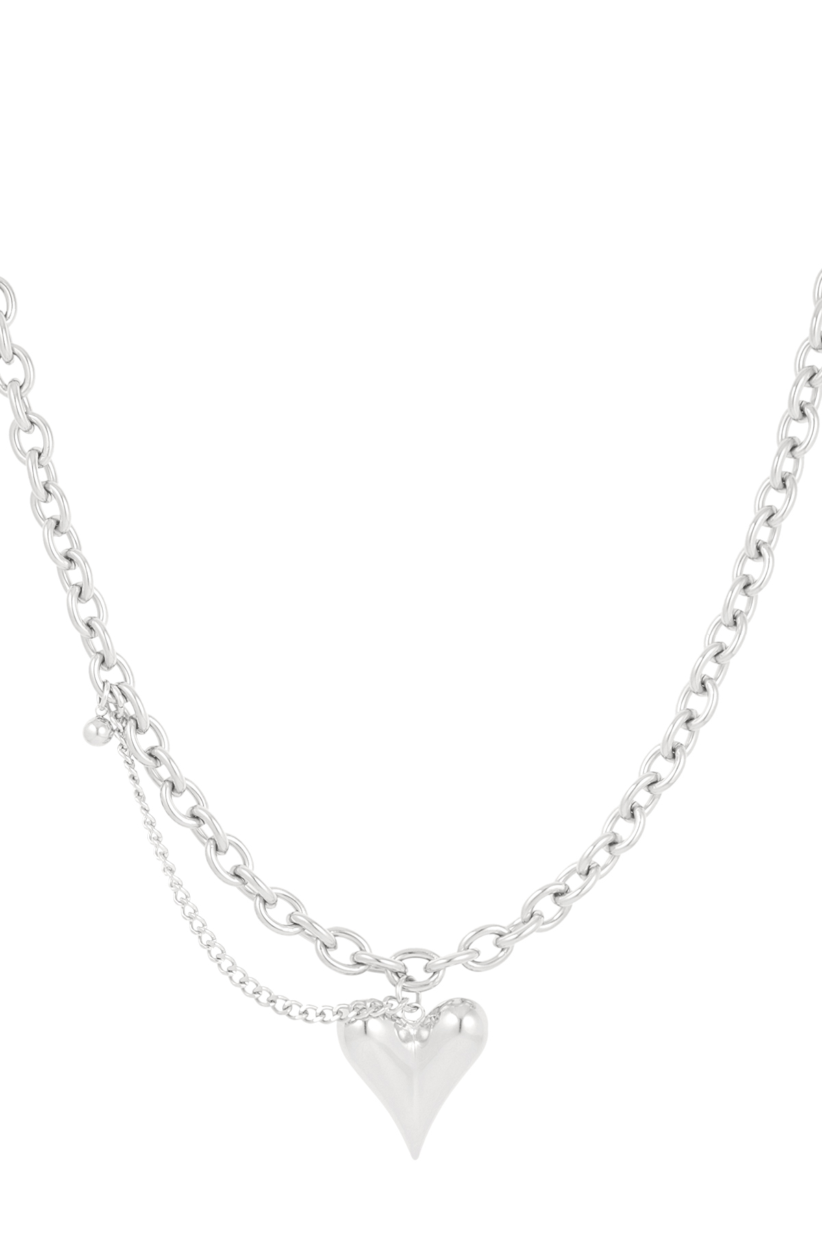 Necklace love life - silver h5 