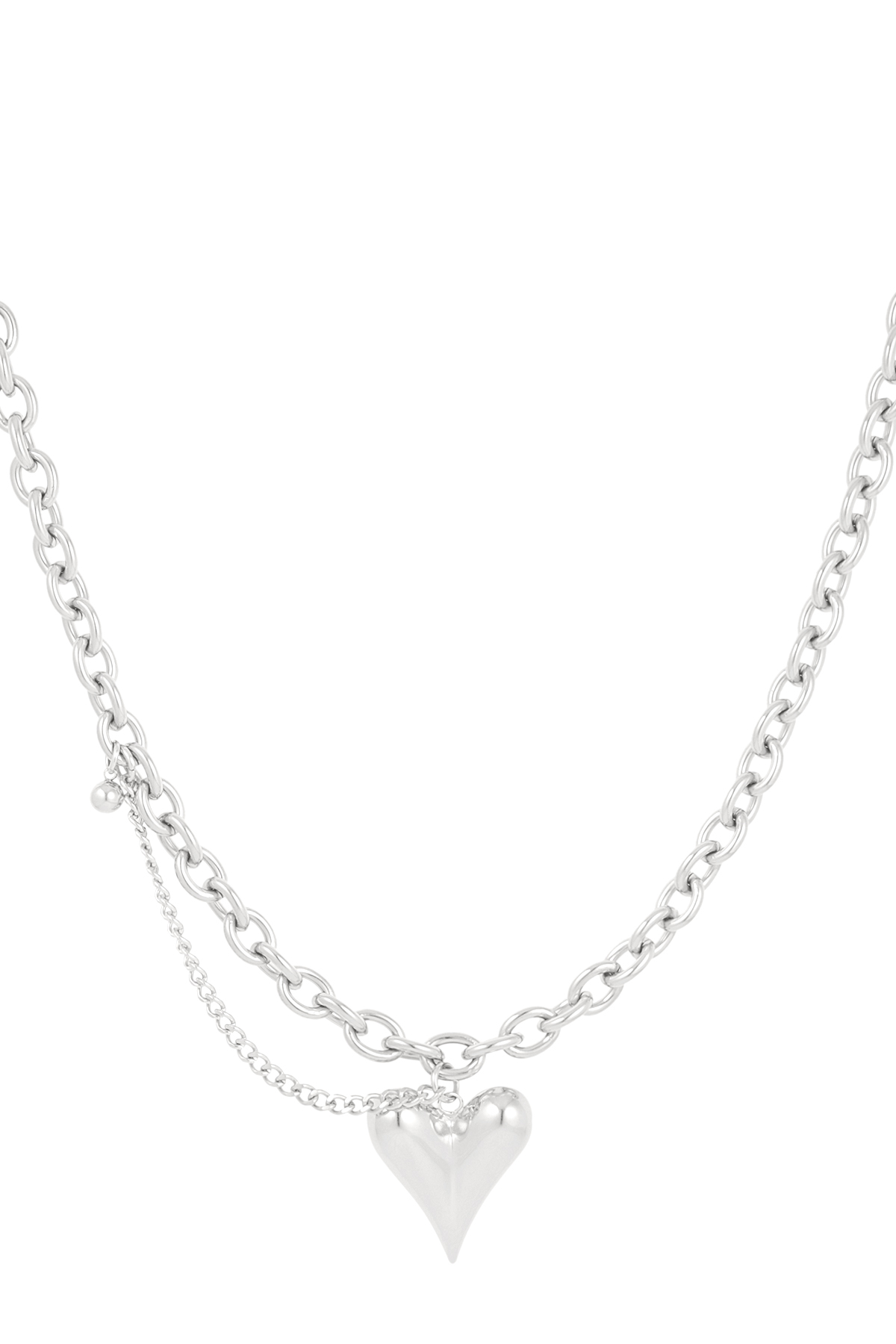 Collier vie amoureuse - argent h5 