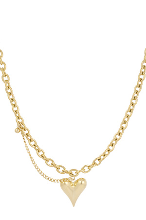 Necklace love life - gold h5 