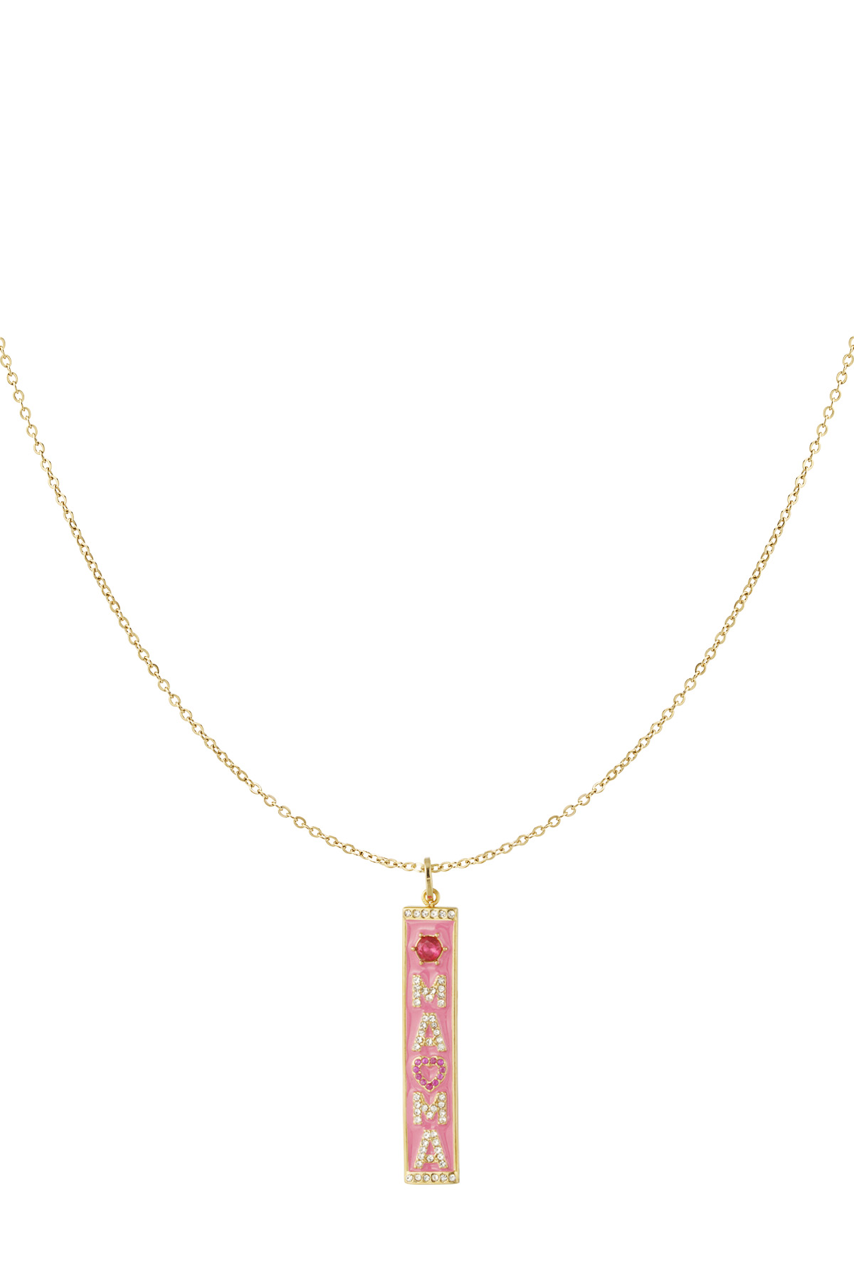 Collier maman amour - or h5 