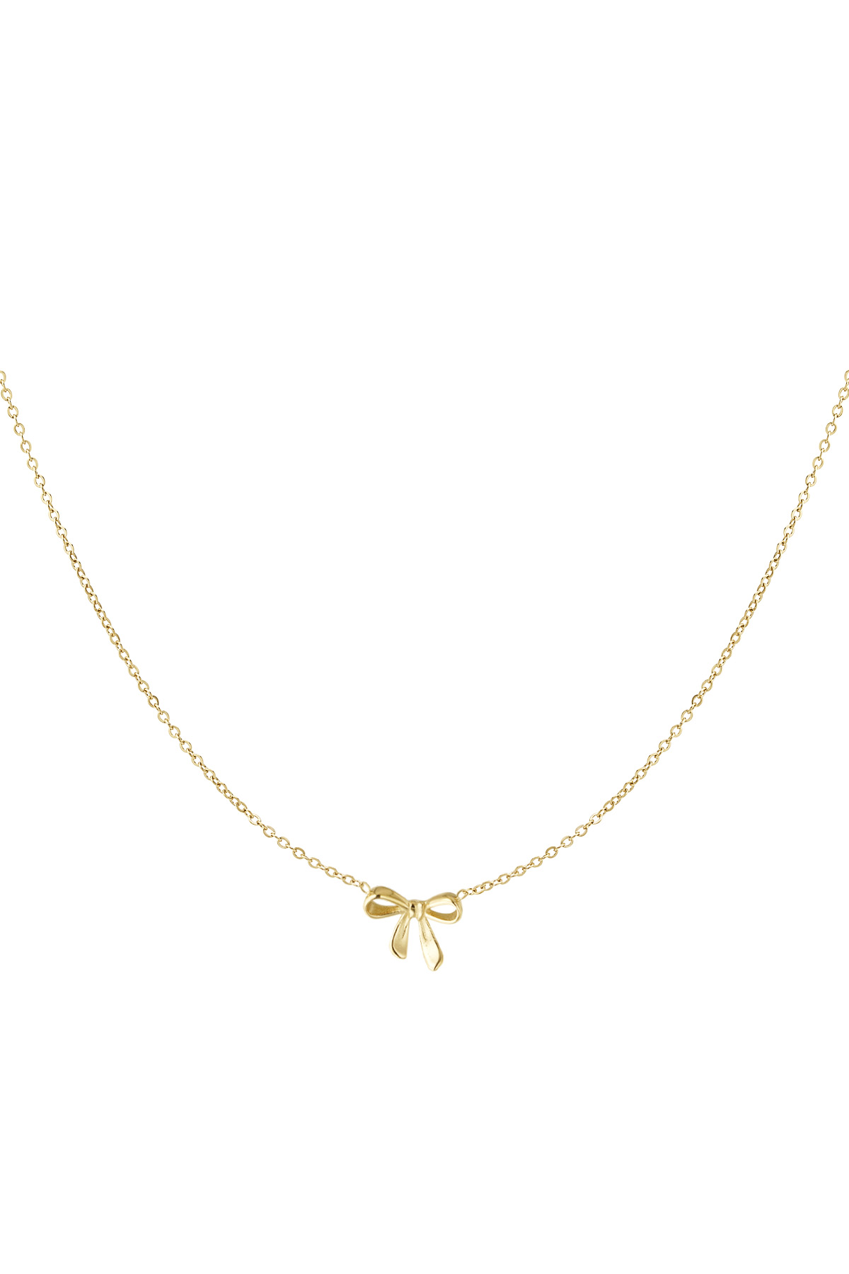 Necklace bows dream - gold