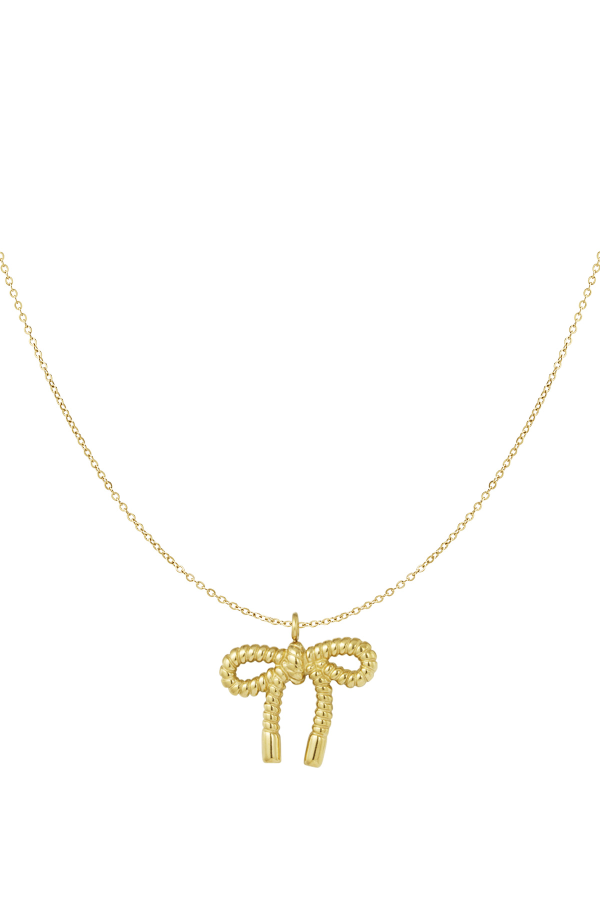 Ketting bow baby - goud