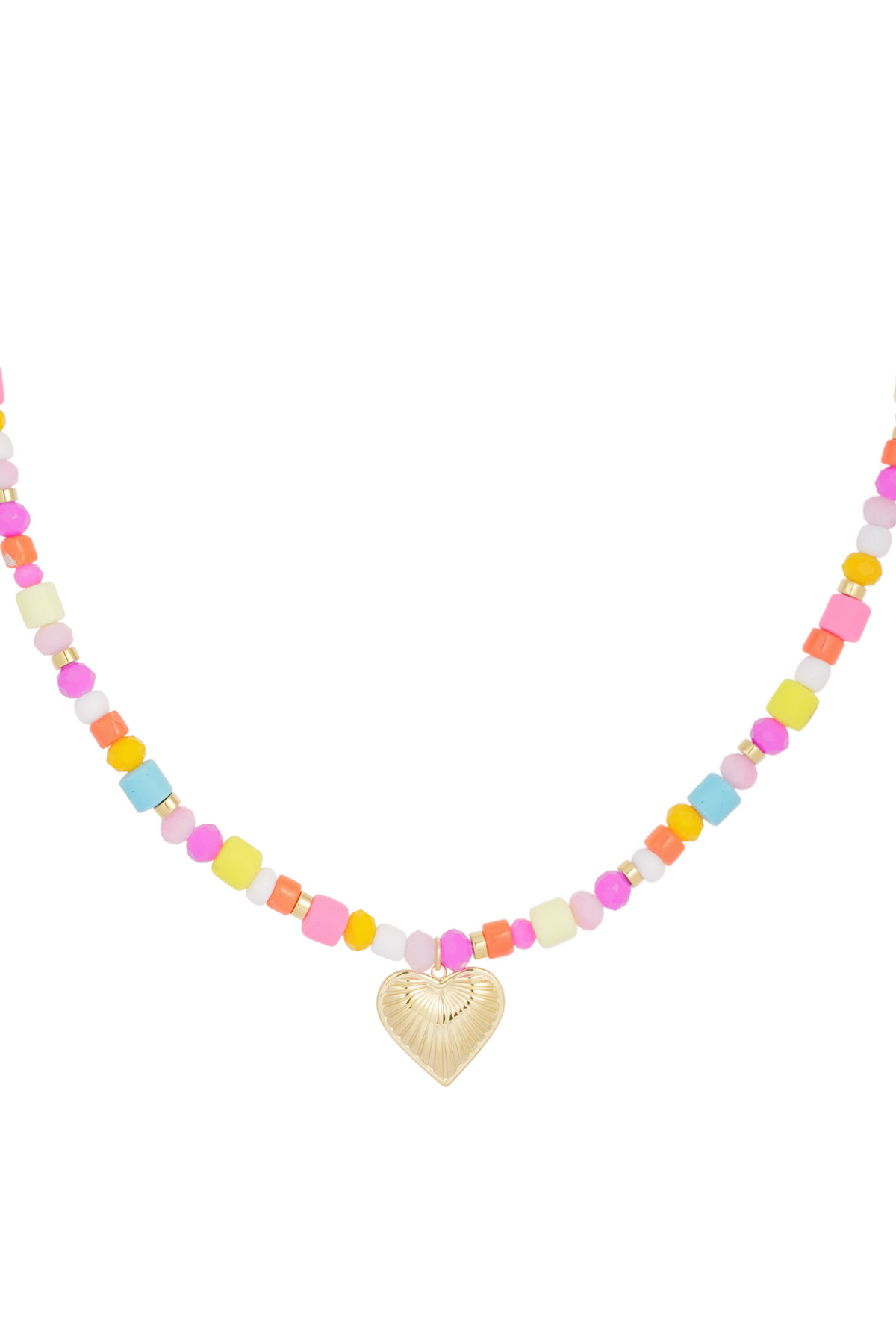 Colorful necklace summer joy - multi