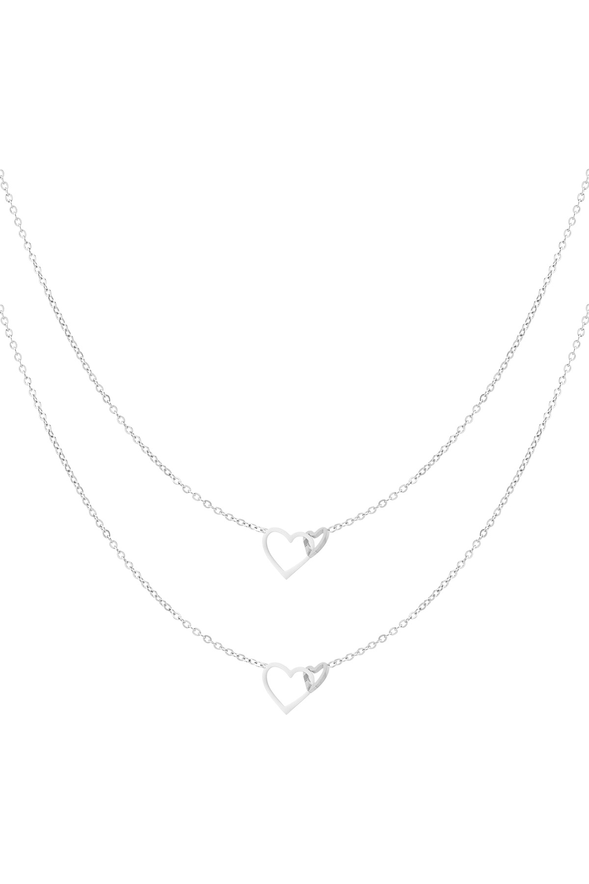 Eternal love necklace - silver