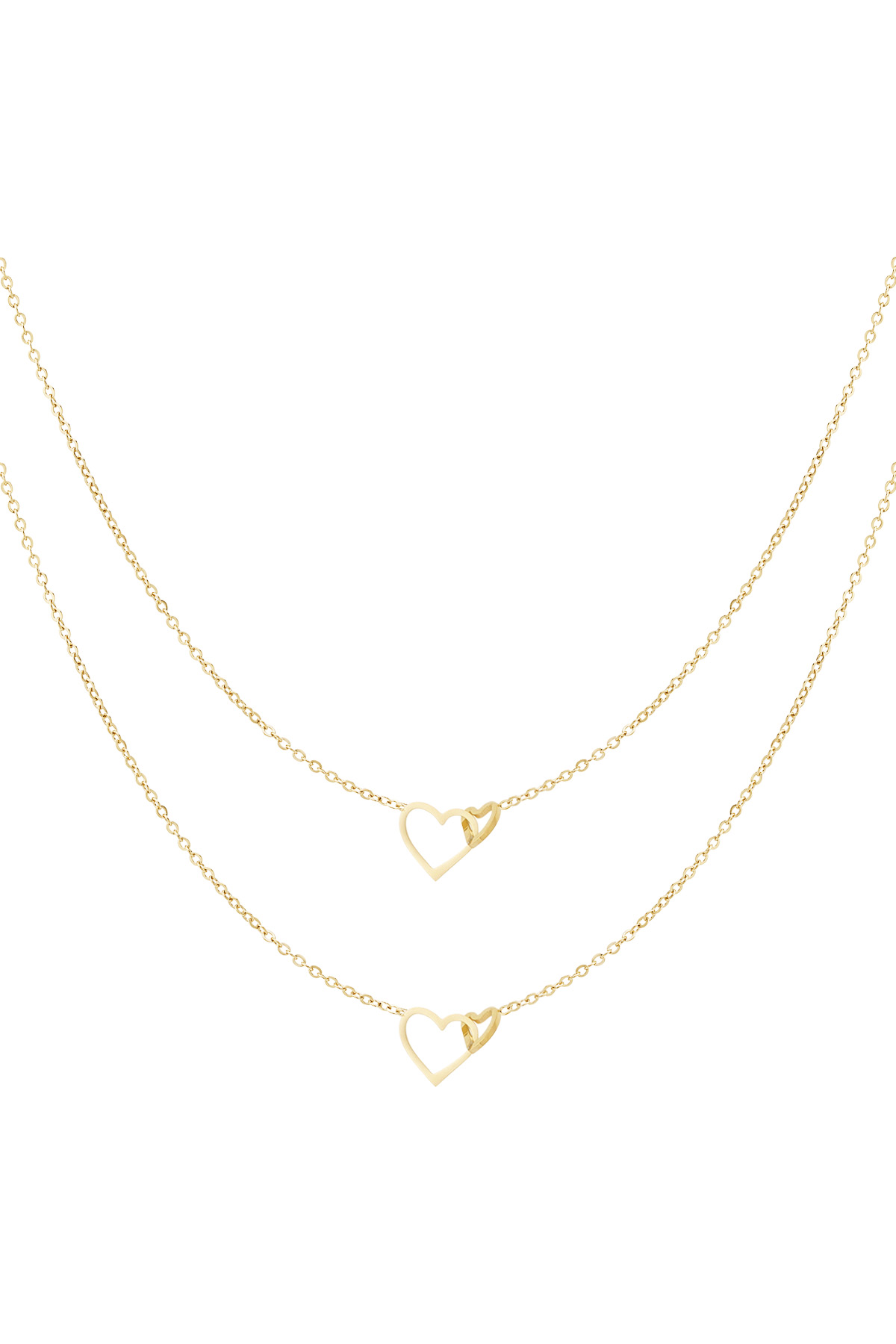 Eternal love necklace - gold