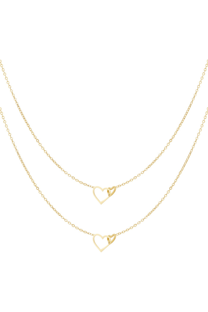 Eternal love necklace - gold 