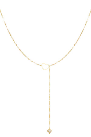 Necklace cherised treasure - gold h5 