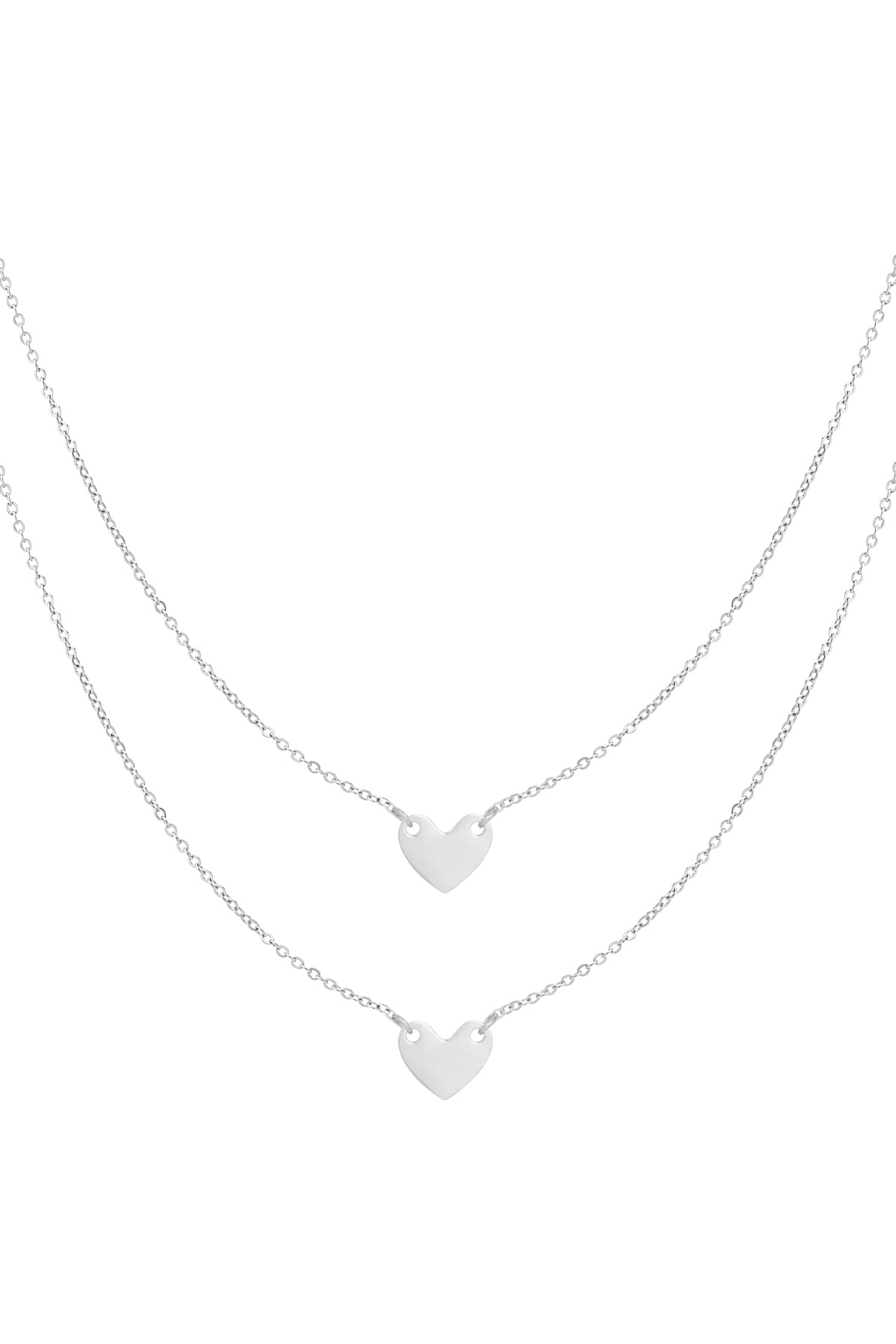 Necklace enduring affection - silver