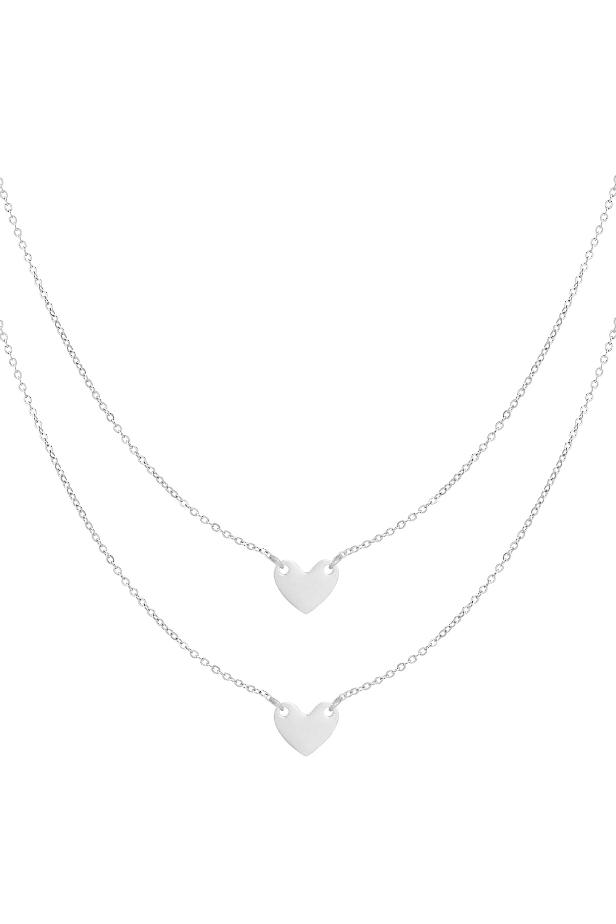 Collier affection durable - argent h5 Image2