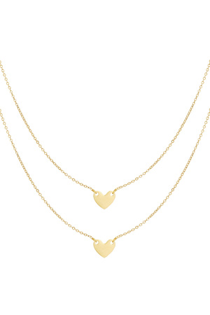 Necklace enduring affection - gold h5 