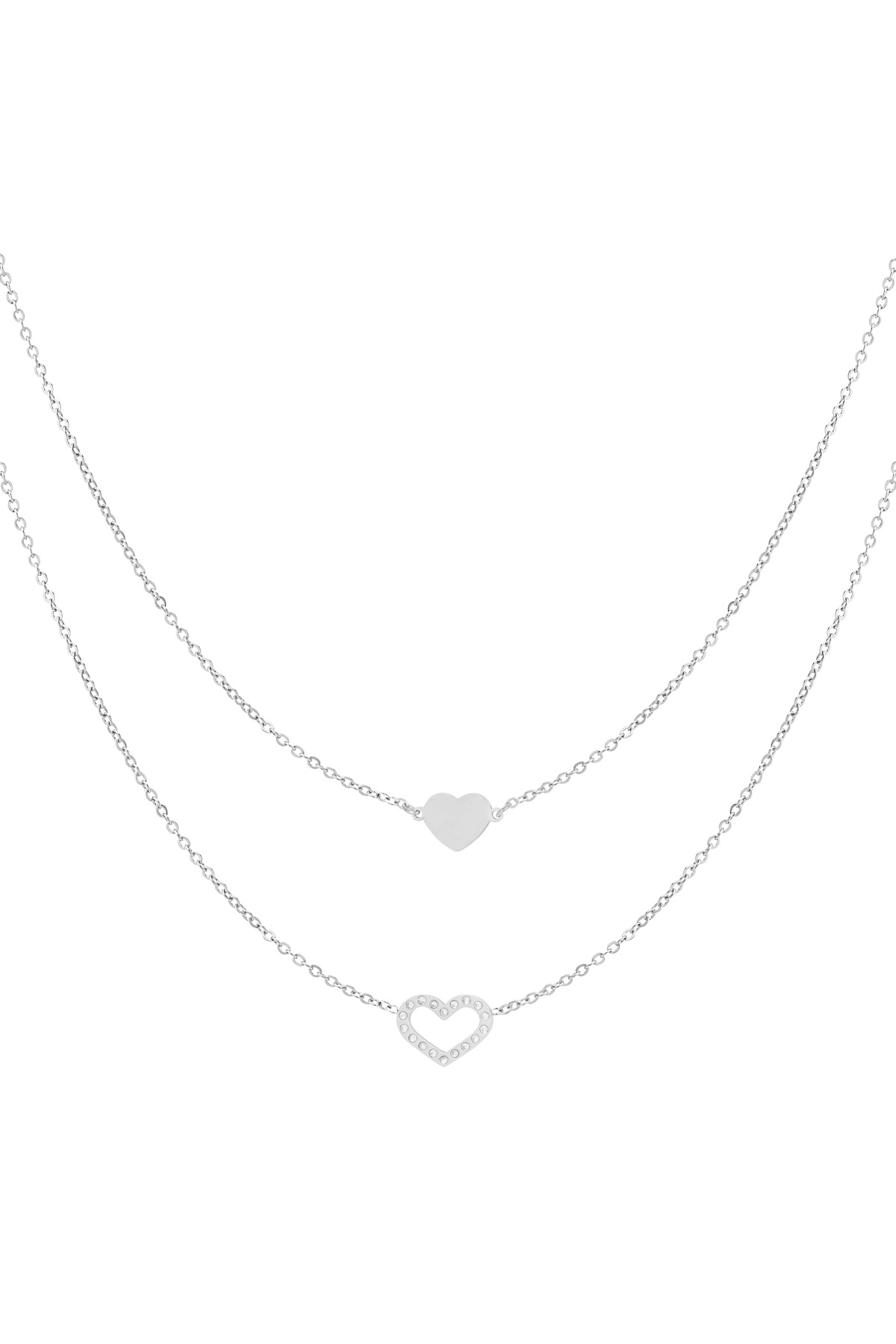 Necklace forever bond - silver h5 