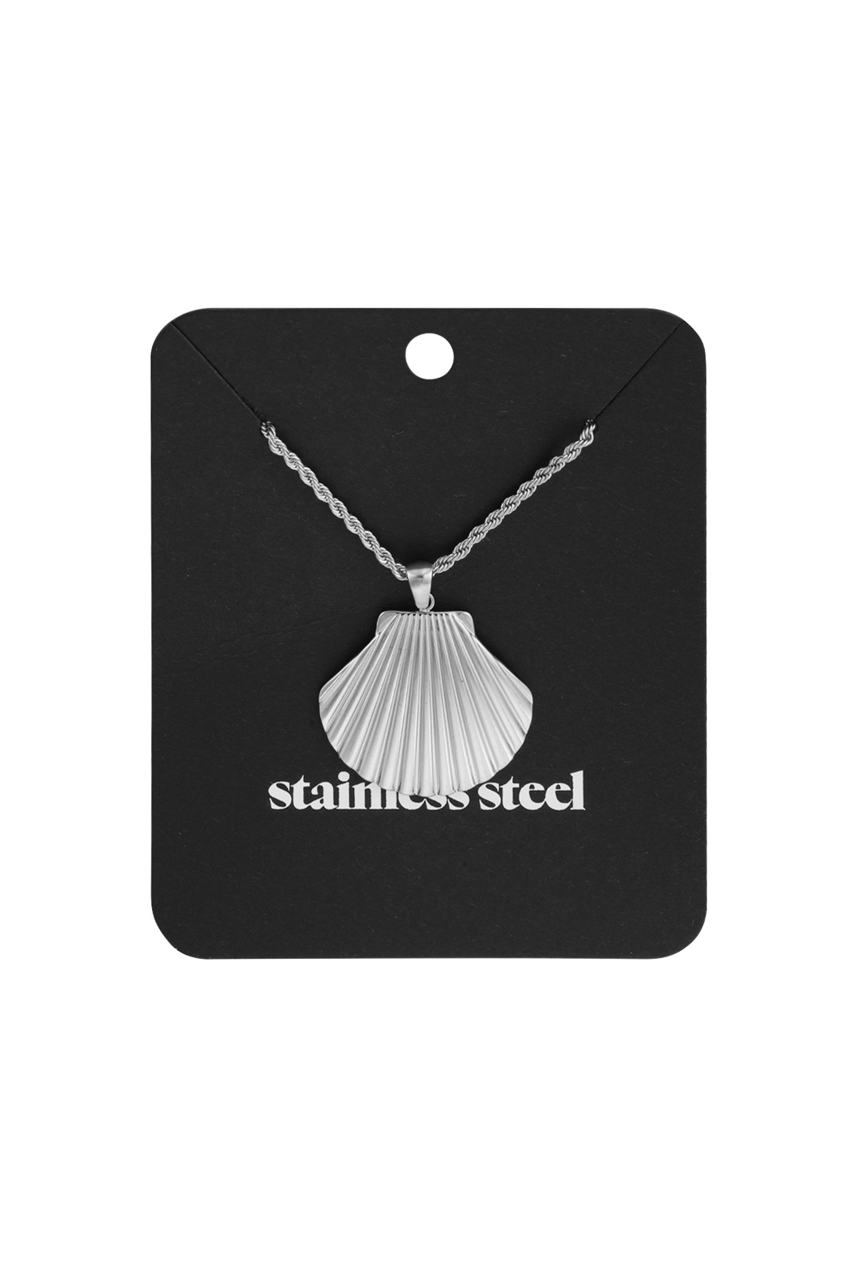 Collana con conchiglia - argento h5 Immagine3