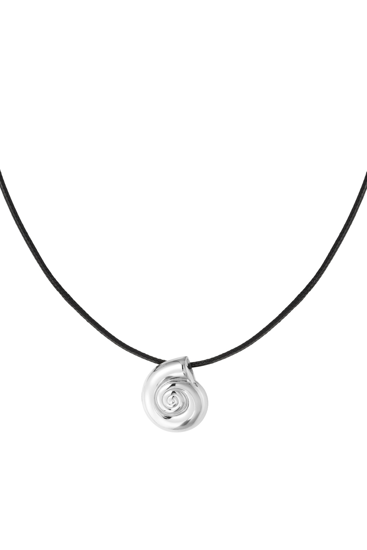 Shell vibe ketting - zilver h5 