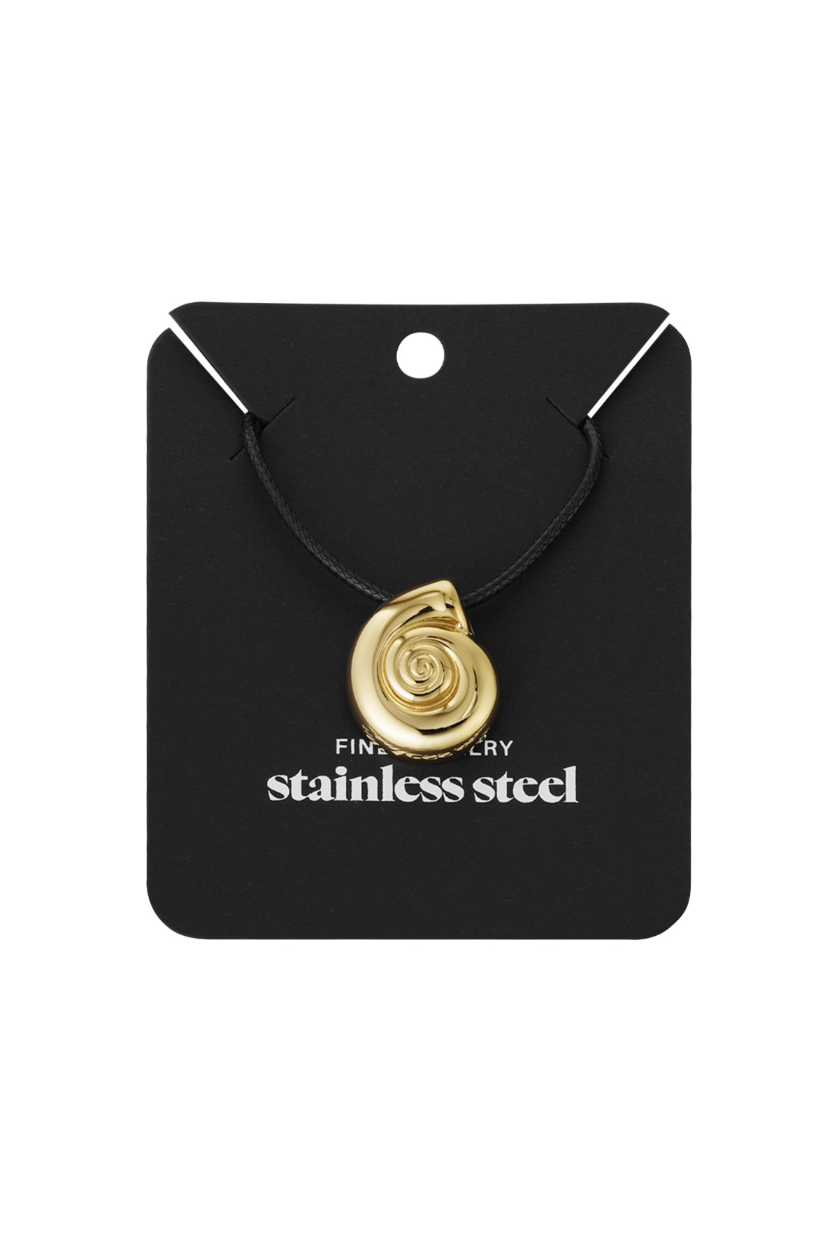 Shell vibe ketting - goud h5 Afbeelding4