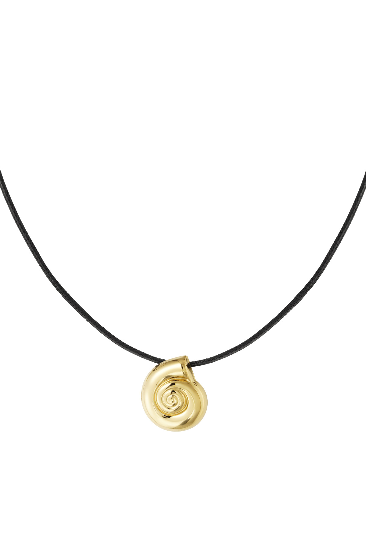 Shell vibe necklace - gold h5 