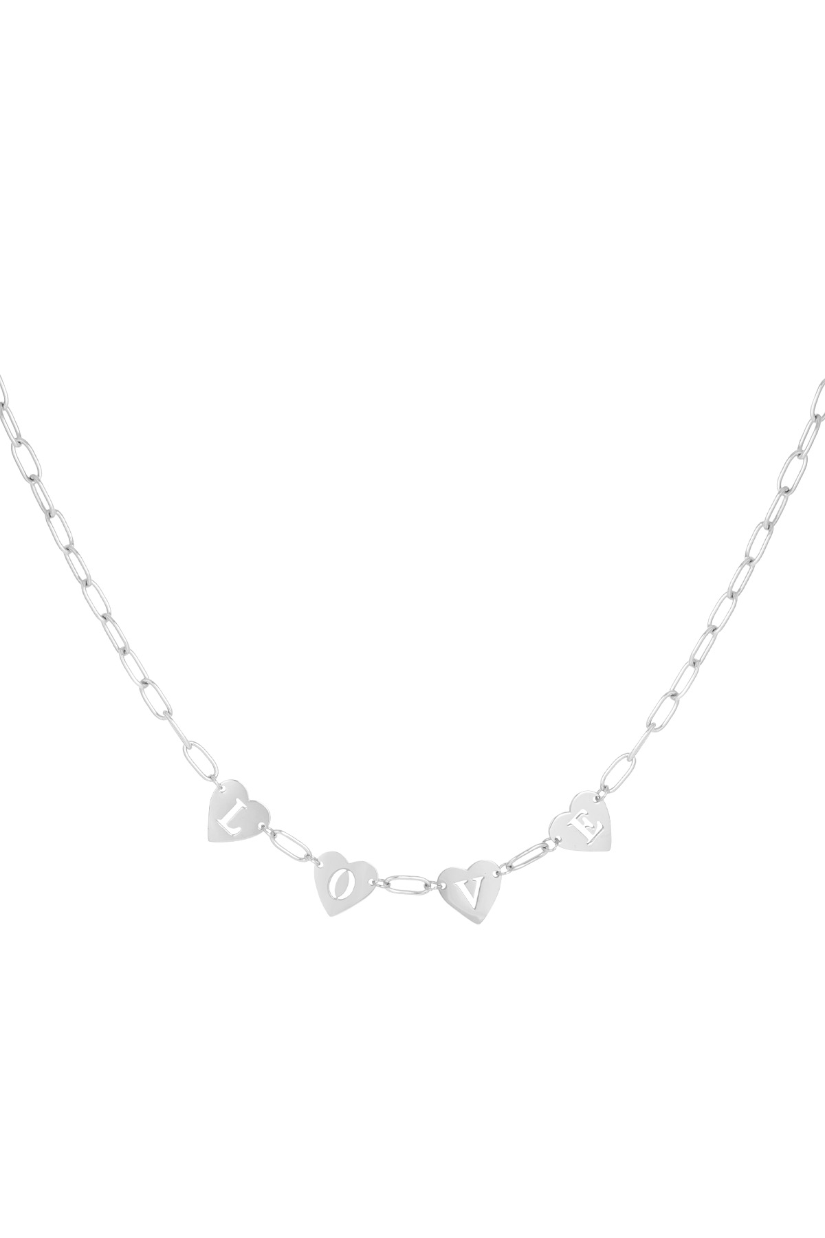 Loving Link necklace - silver h5 