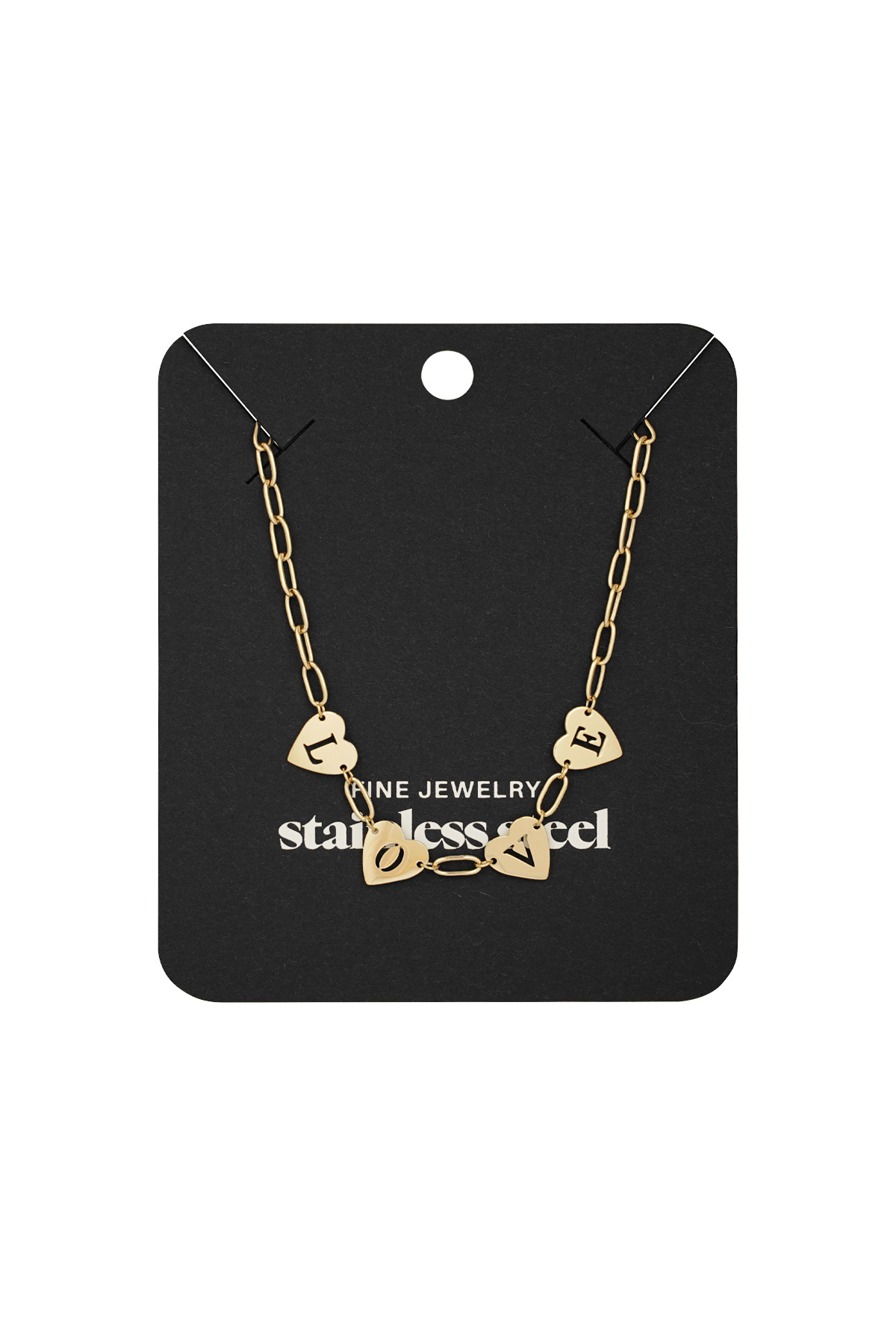 Collar Loving Link - oro h5 Imagen3