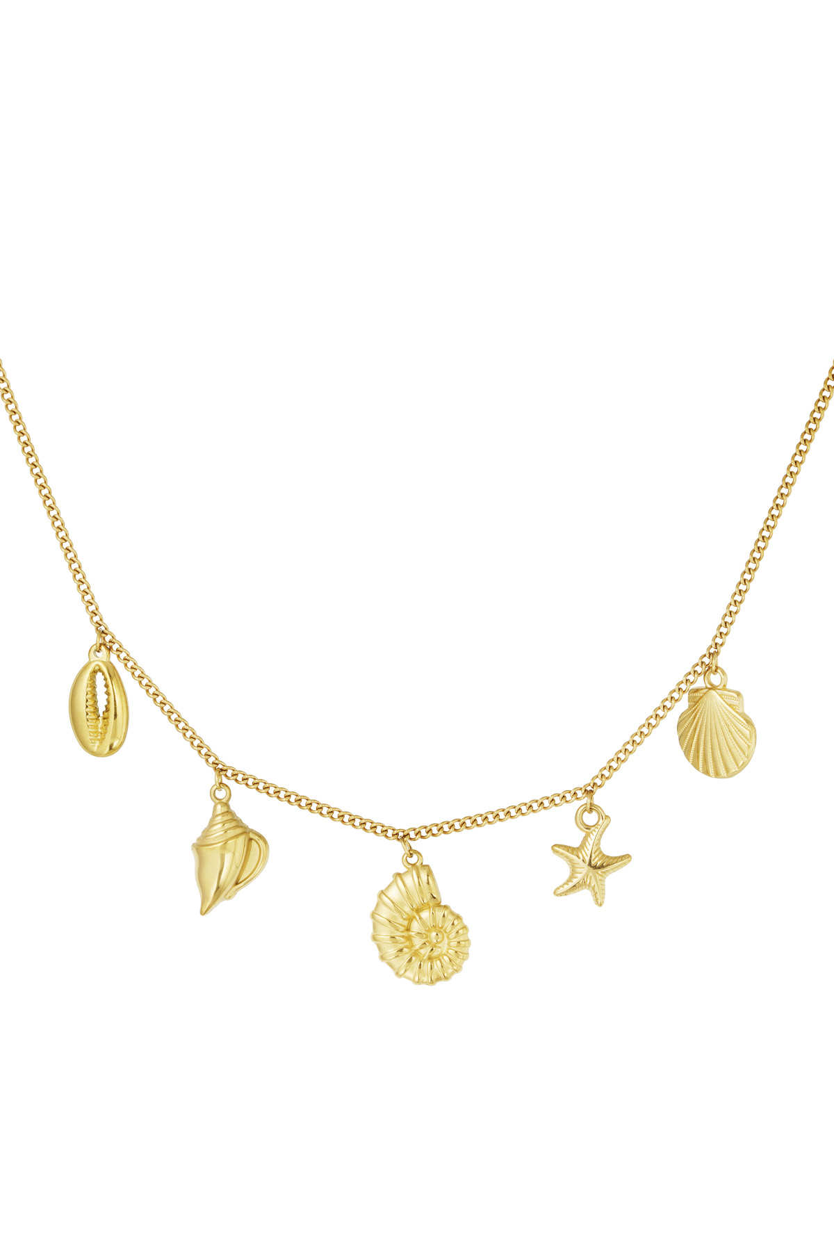 Bedelketting summer lovin' - goud h5 