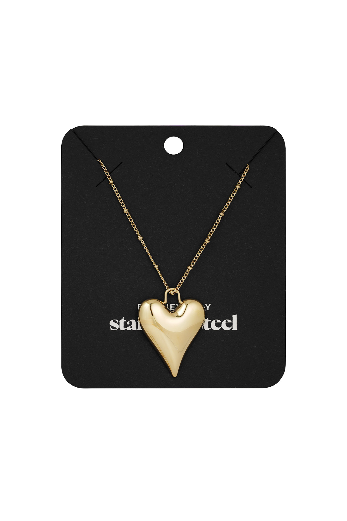 Ketting heartfelt charm - goud h5 Afbeelding3