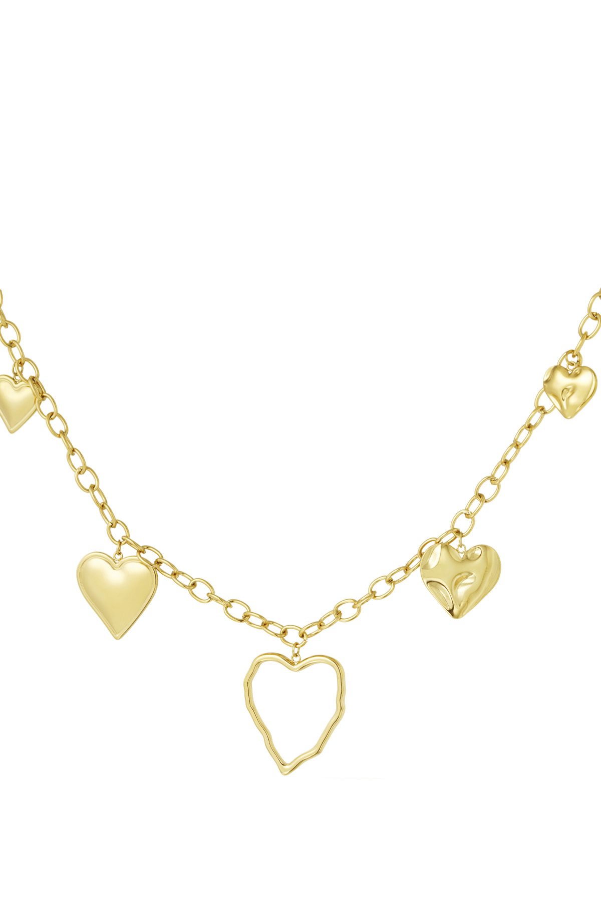 Charm necklace lover girl era - gold h5 