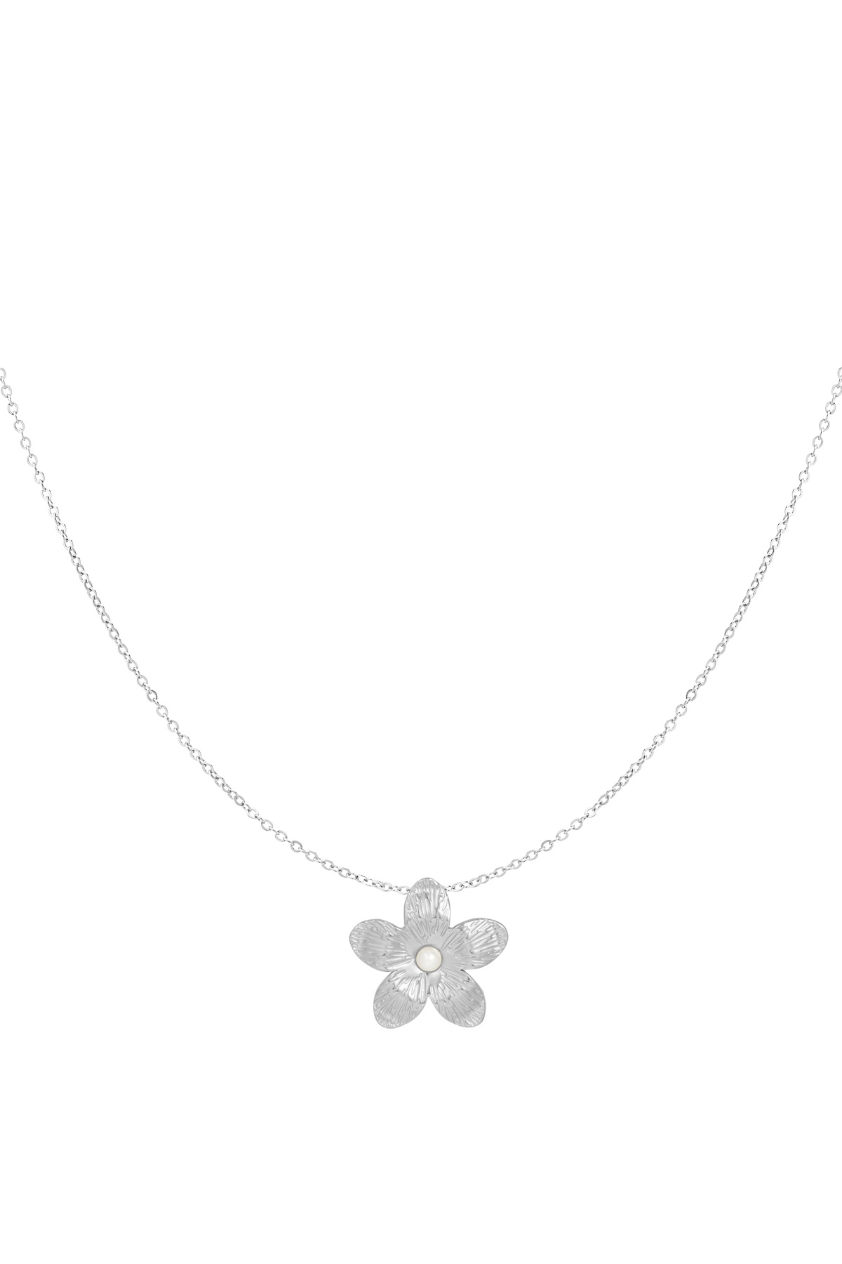 Ketting blossom burst - zilver h5 