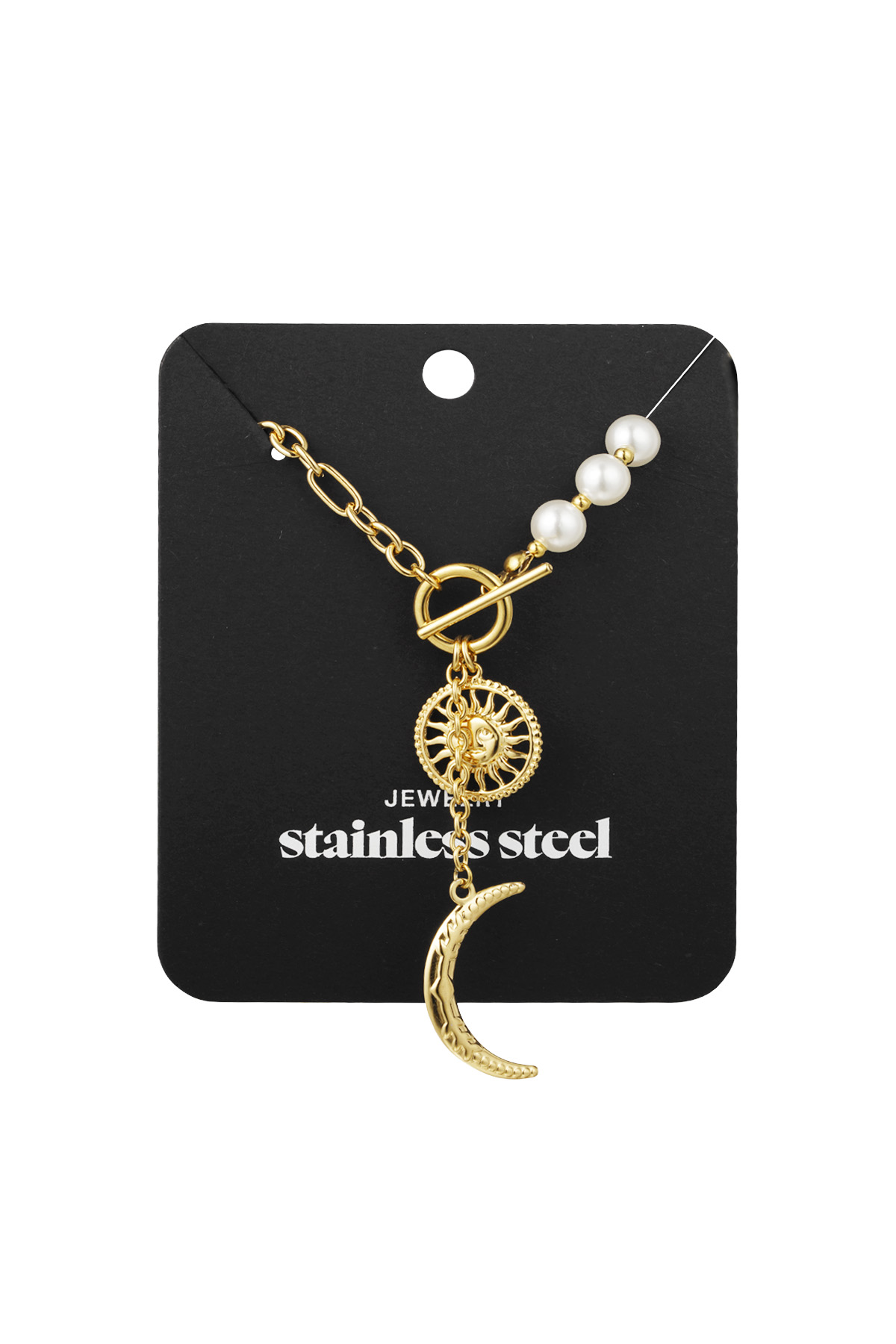 Ketting sunset spark - goud h5 Afbeelding3