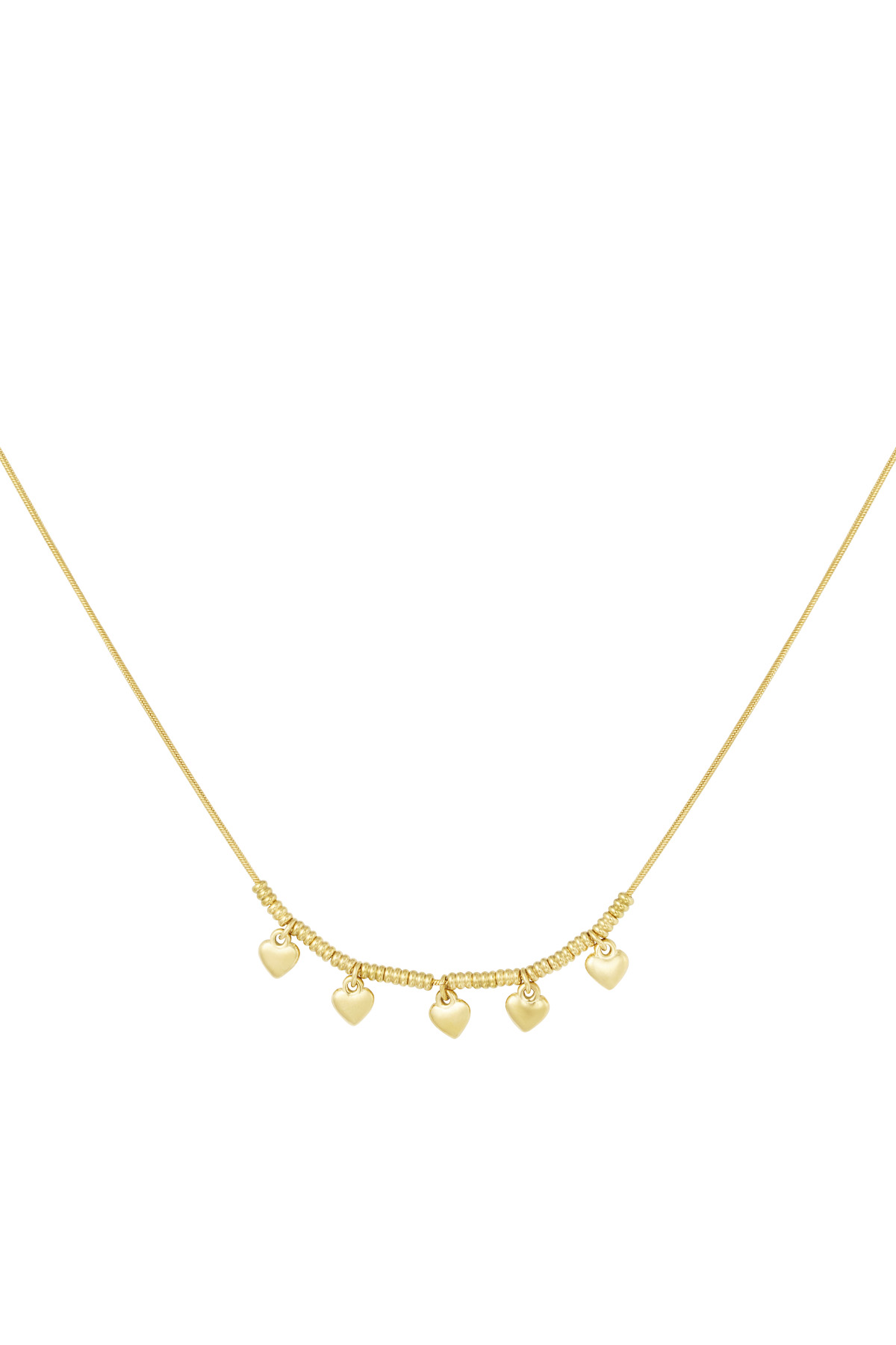 Collar de cuentas de amor - oro h5 