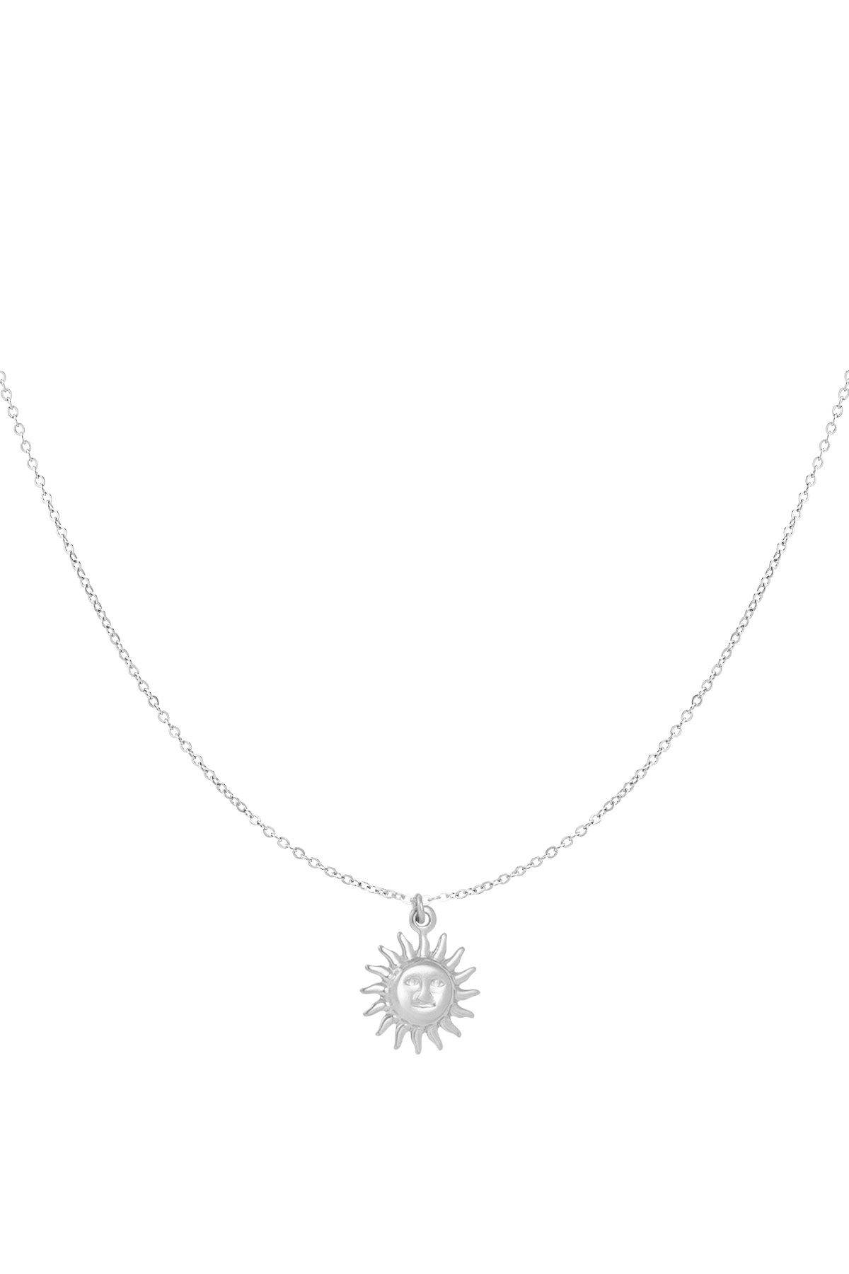 Collier soleil éternel - argent h5 