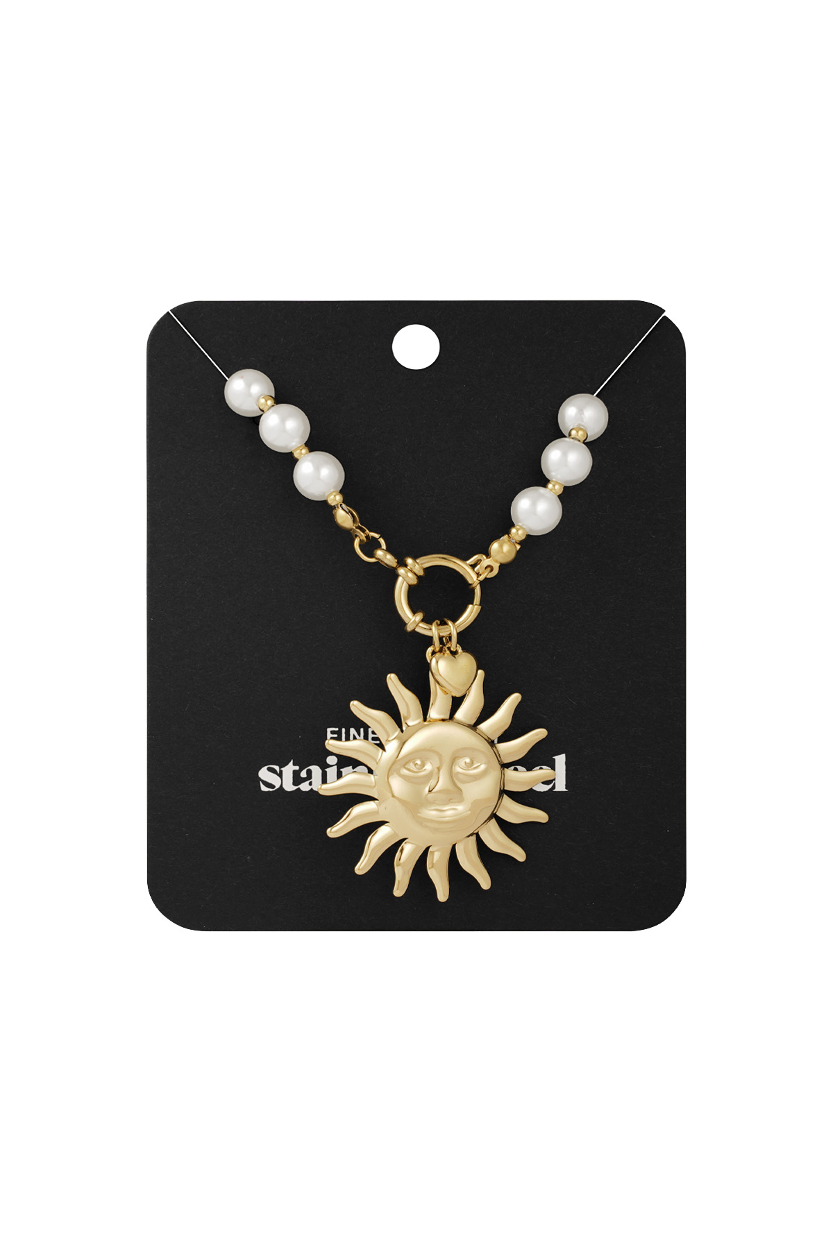 Ketting solar sparkle - goud h5 Afbeelding3