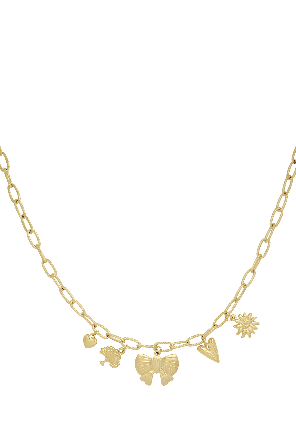 Collar con dijes Charm Stories - Oro h5 