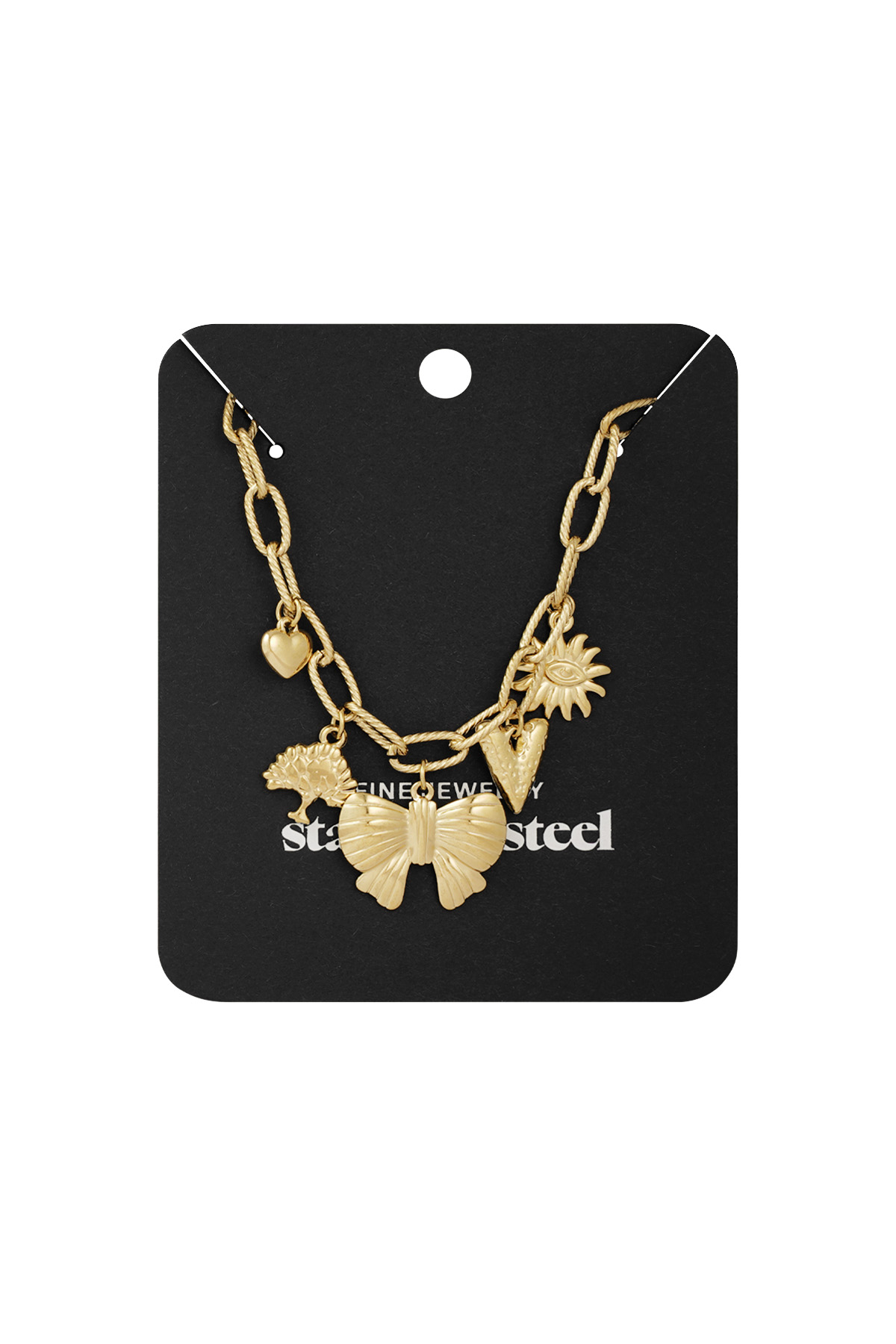 Collana con ciondolo Charm Stories - Oro h5 Immagine3