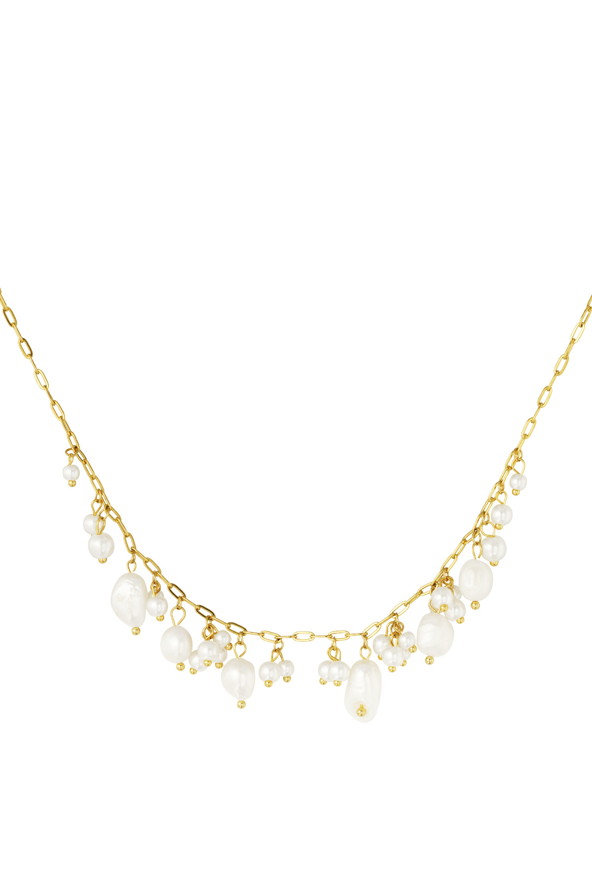 Cheerful charms necklace - gold h5 