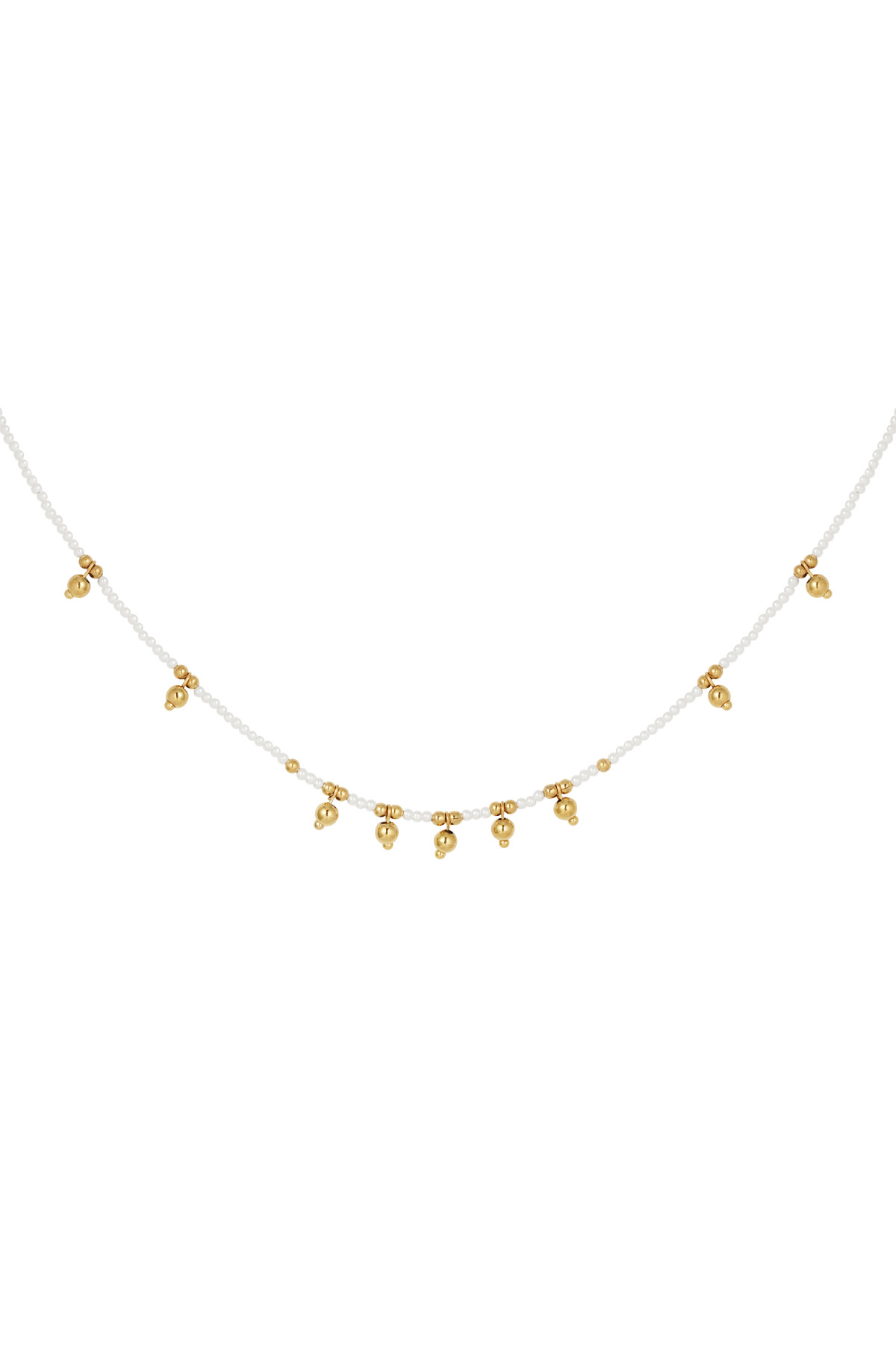 Golden touch necklace - Gold color h5 