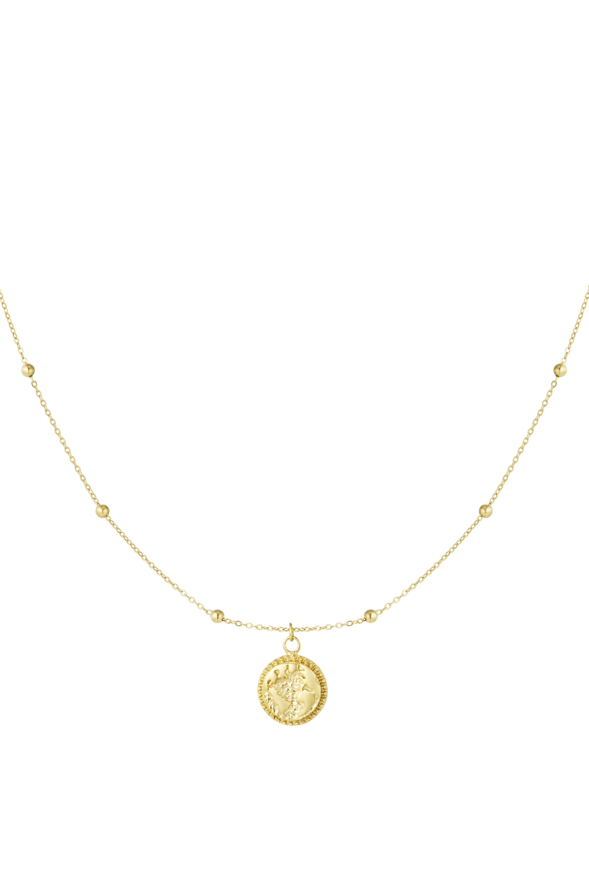 treasure charm ketting - goud h5 